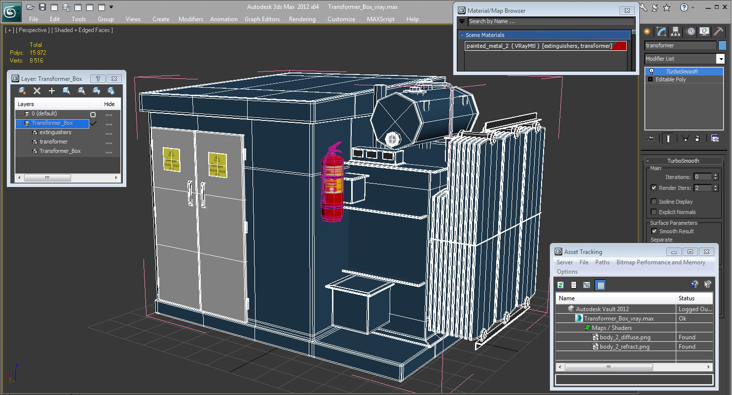 3D model Transformer Box