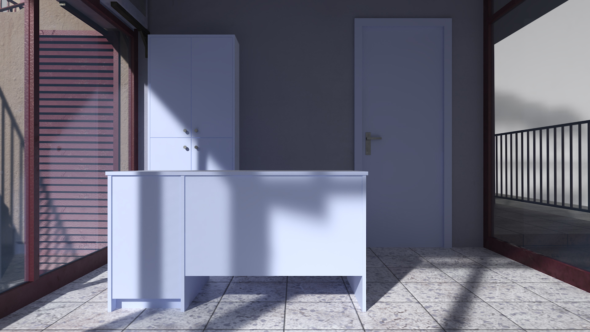3D model Two Story Motel