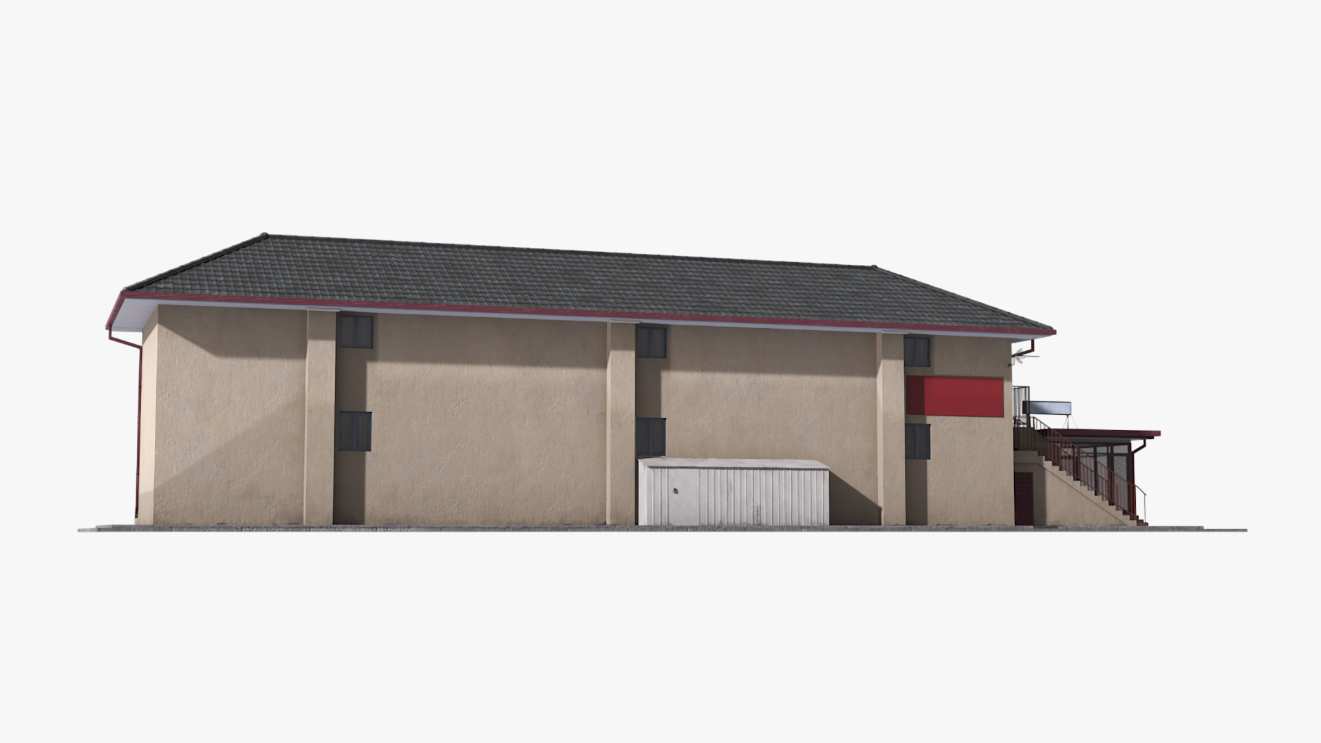 3D model Two Story Motel