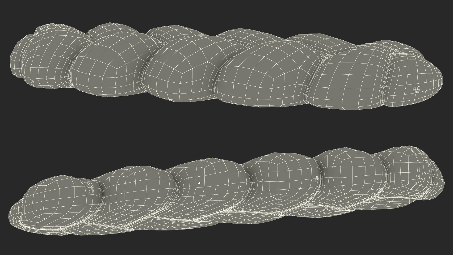 Braided Egg Bread 3D