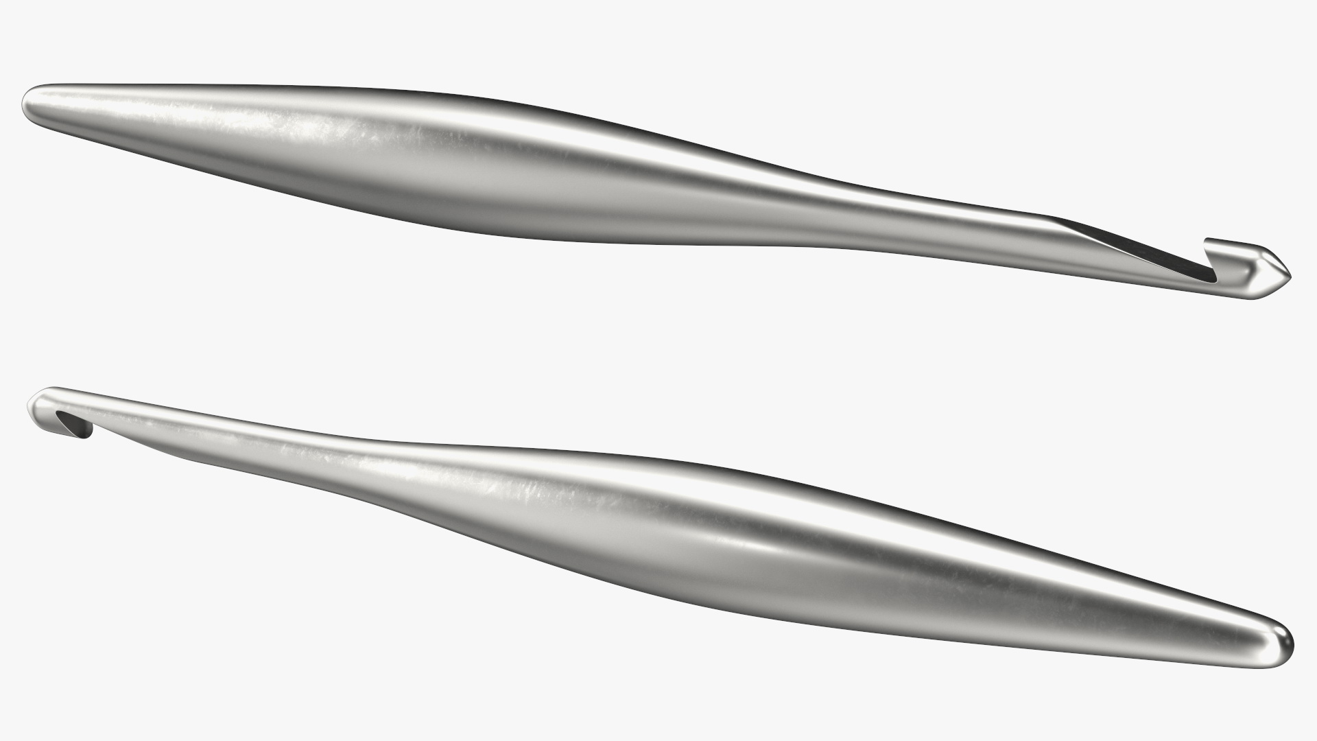Crochet Hook Aluminium 3D