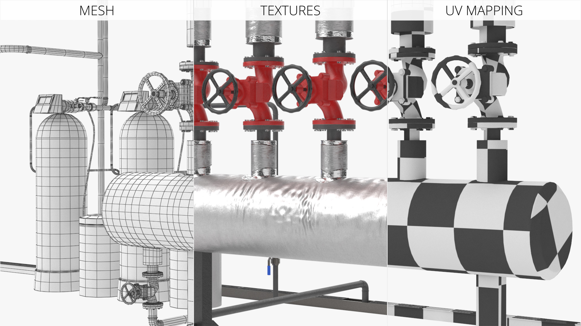Boiler Steam Pipe System with Filtration Tanks, view 5