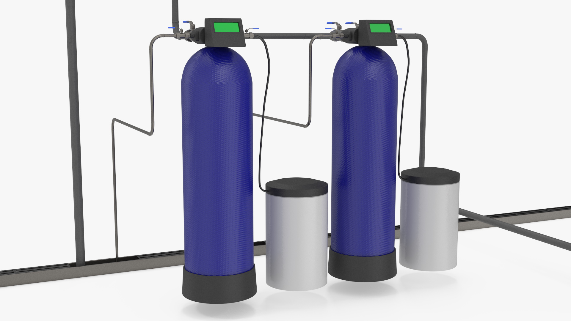 Boiler Steam Pipe System with Filtration Tanks, view 4