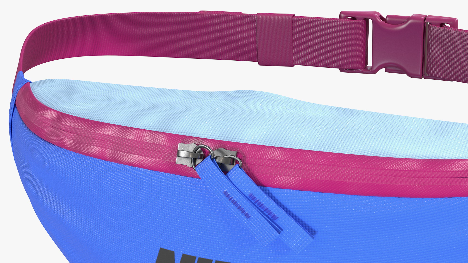 Nike Sportswear Heritage Waist Bag Blue 3D model