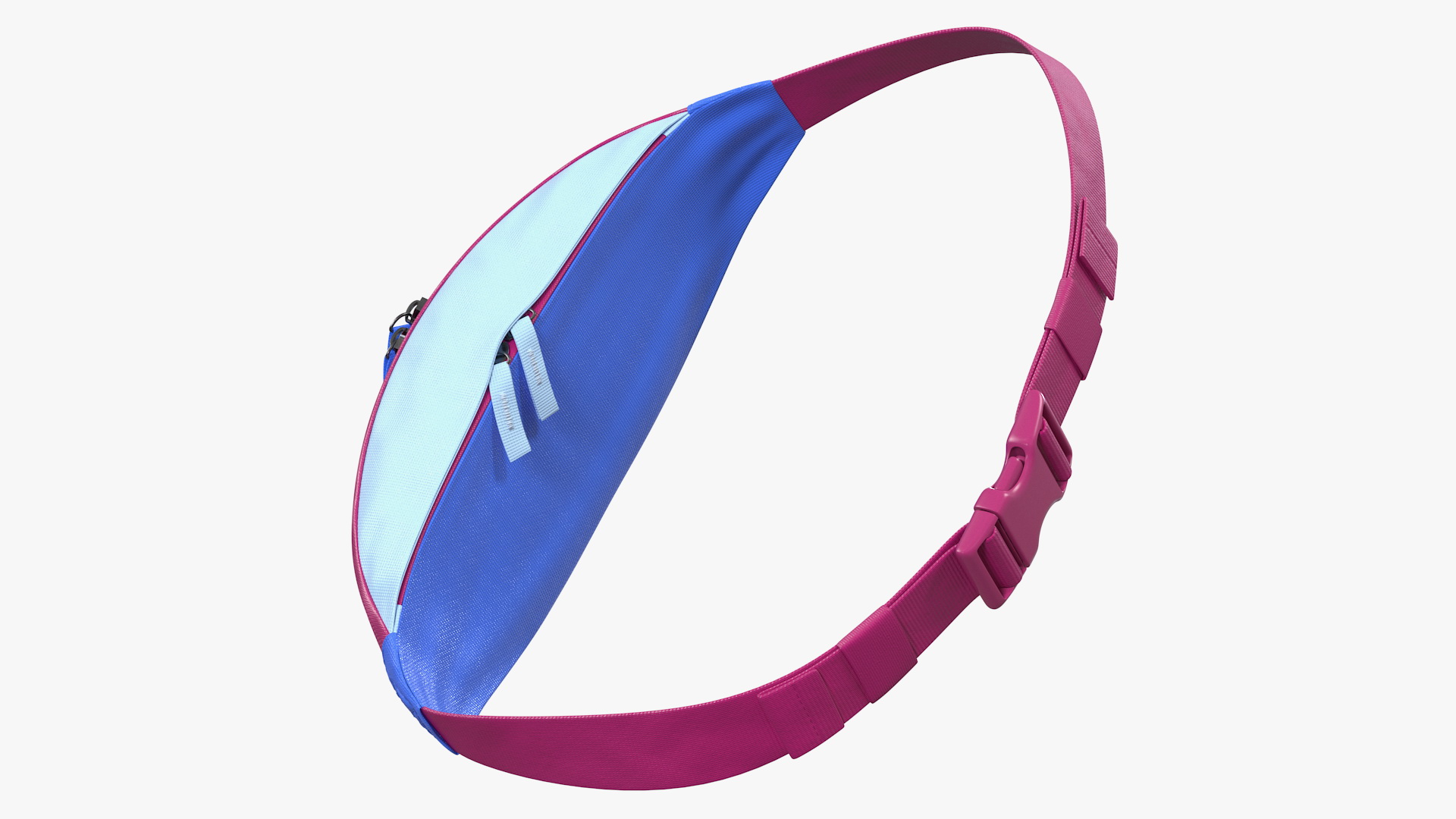 Nike Sportswear Heritage Waist Bag Blue 3D model