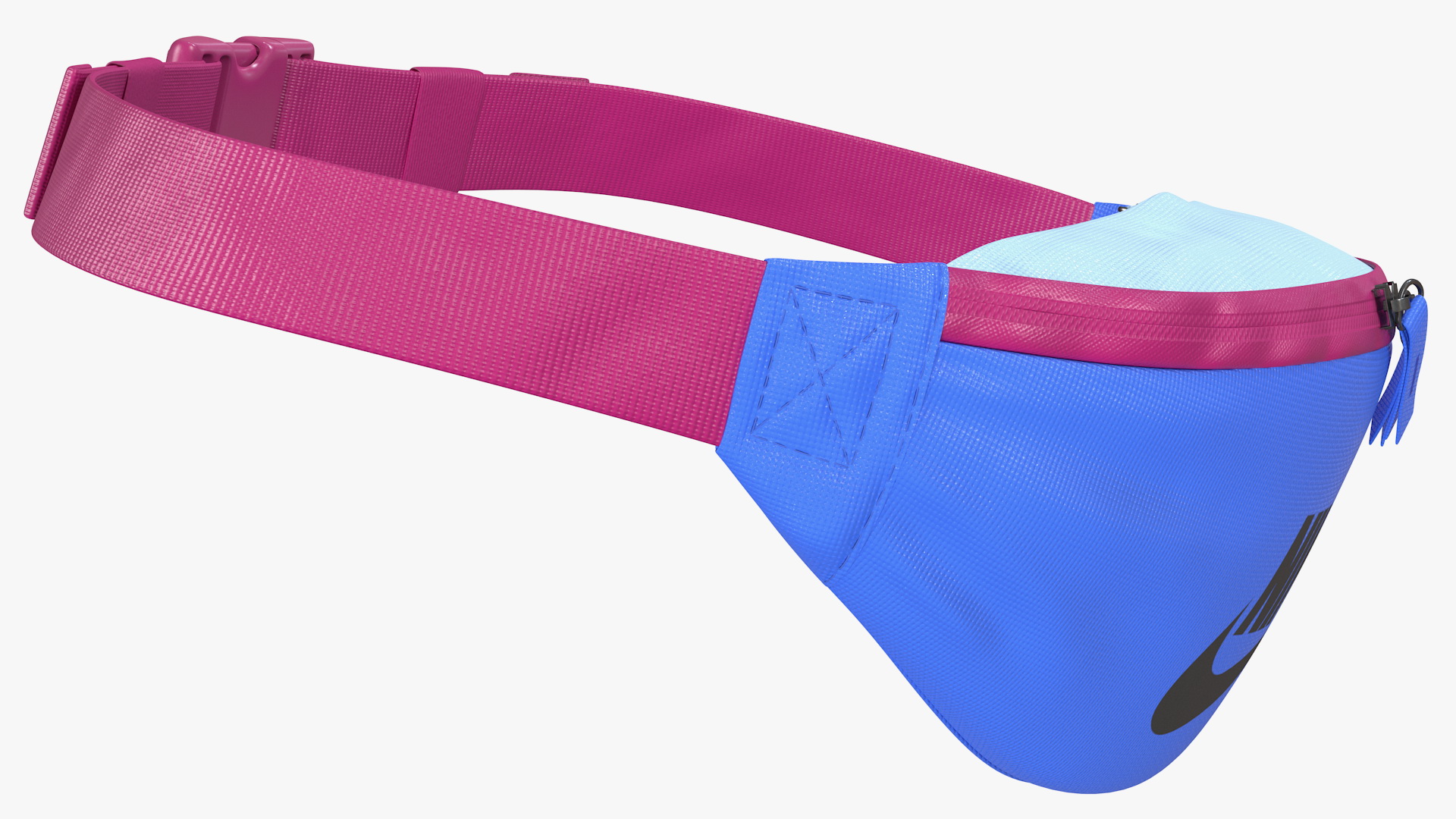 Nike Sportswear Heritage Waist Bag Blue 3D model