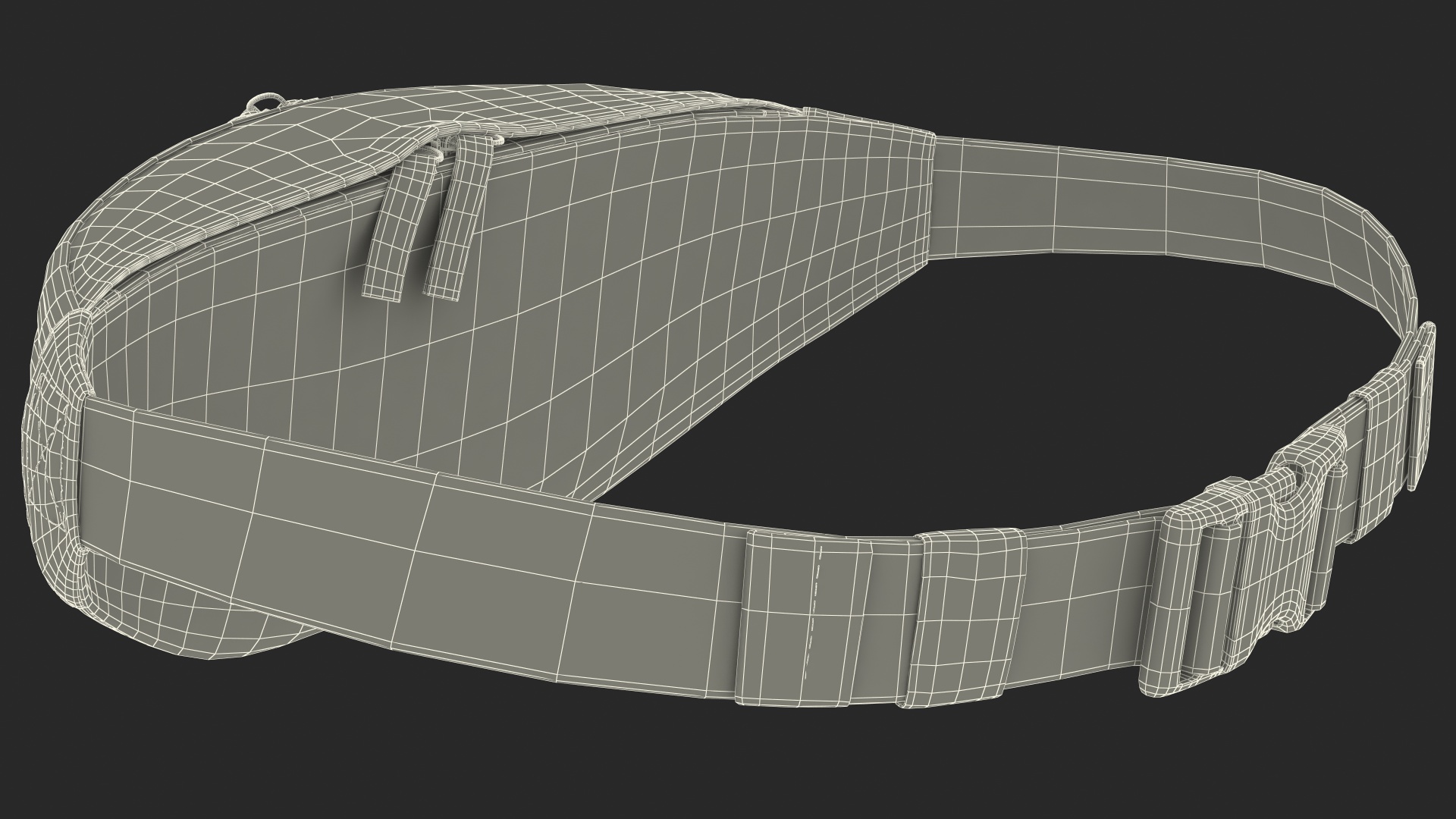 Nike Sportswear Heritage Waist Bag Blue 3D model
