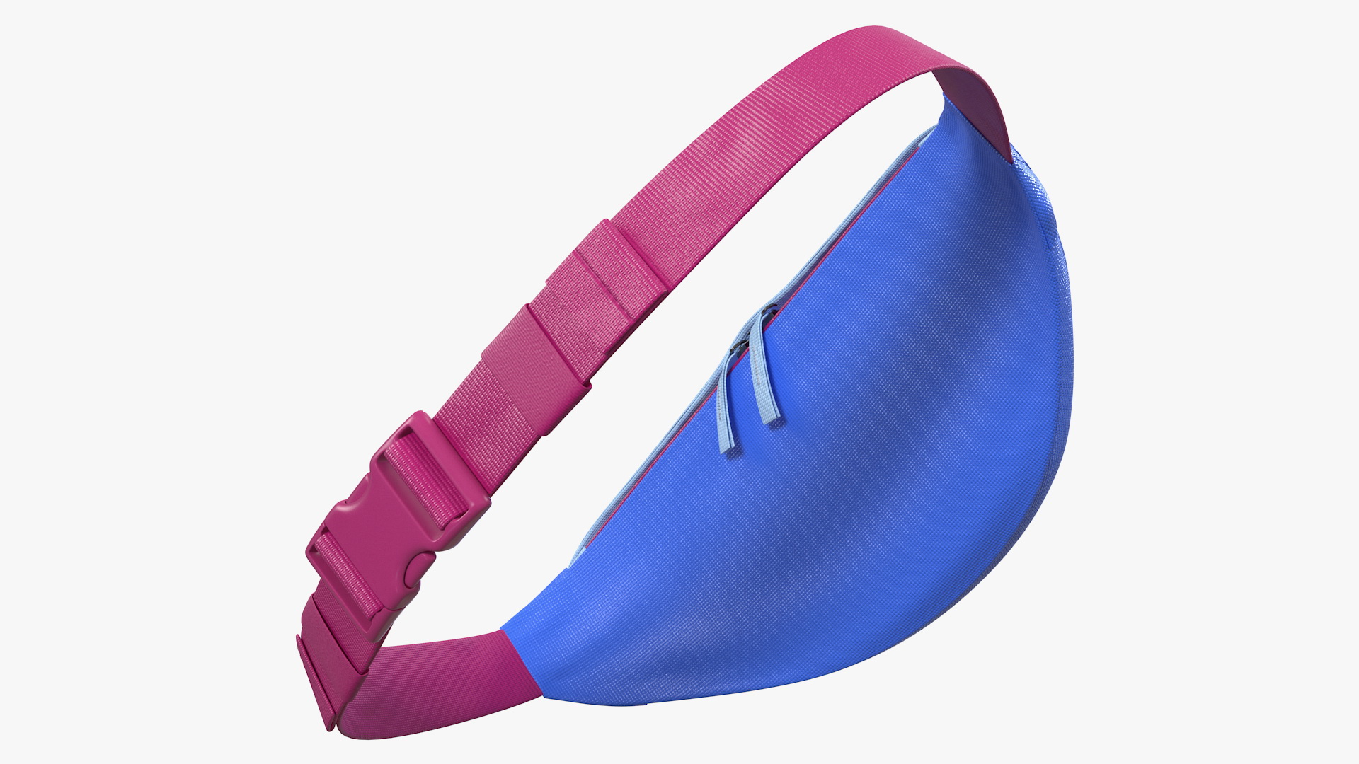Nike Sportswear Heritage Waist Bag Blue 3D model