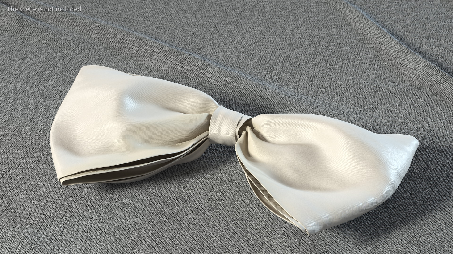 3D Bow Tie White model