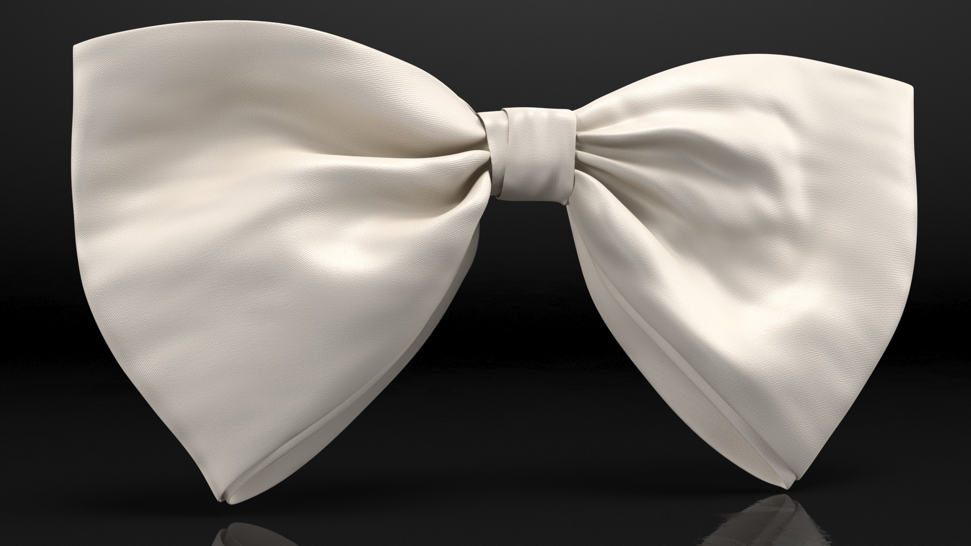 3D Bow Tie White model