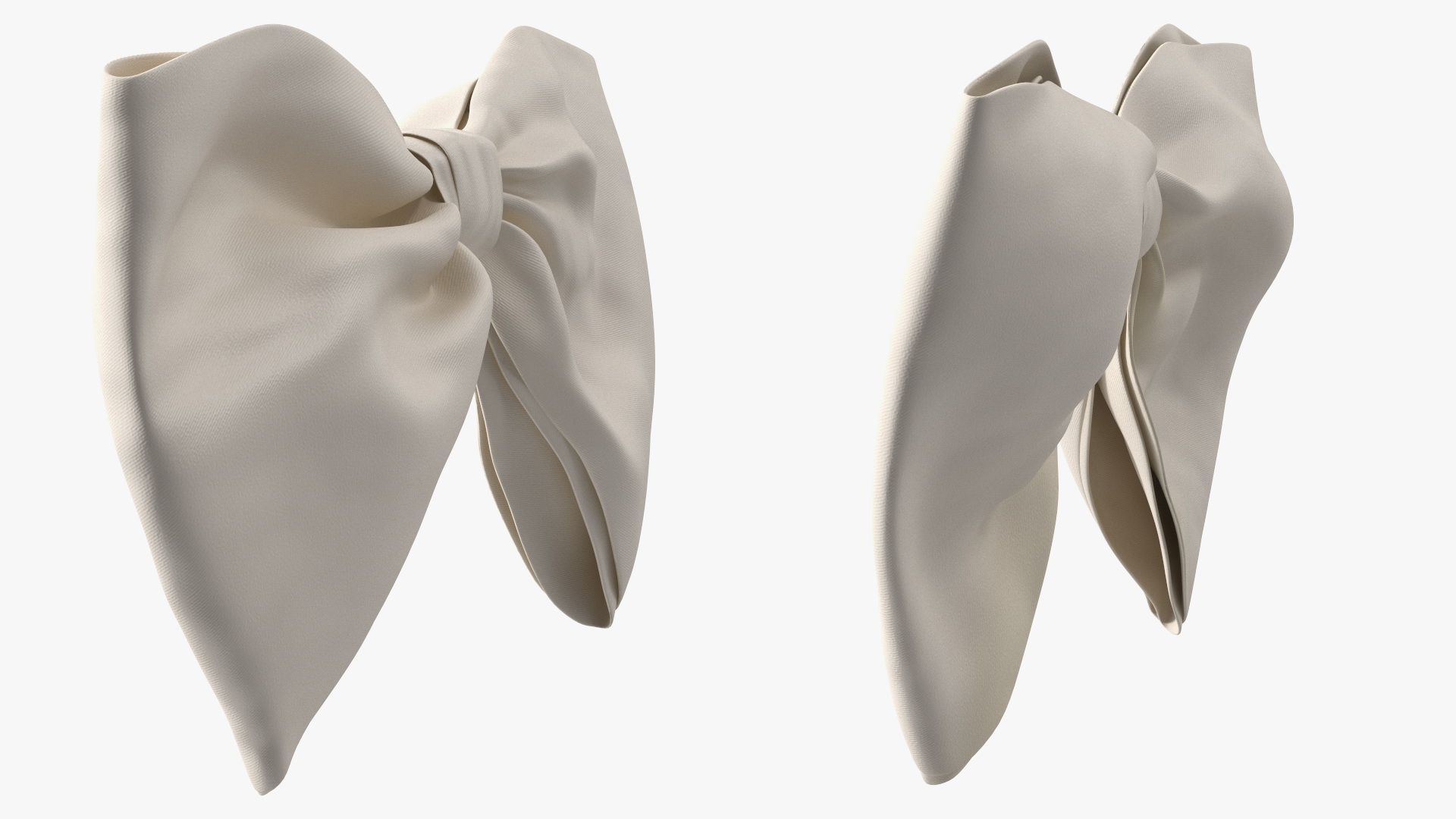 3D Bow Tie White model