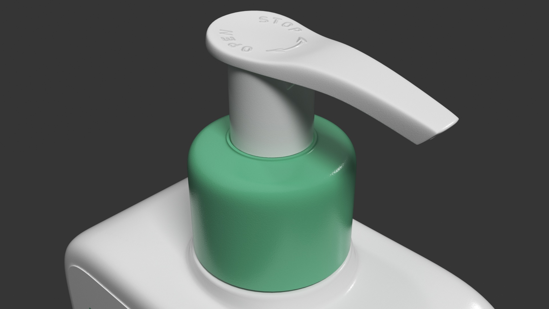 CeraVe Cleanser Dispenser Bottle 473 ml Mint 3D model