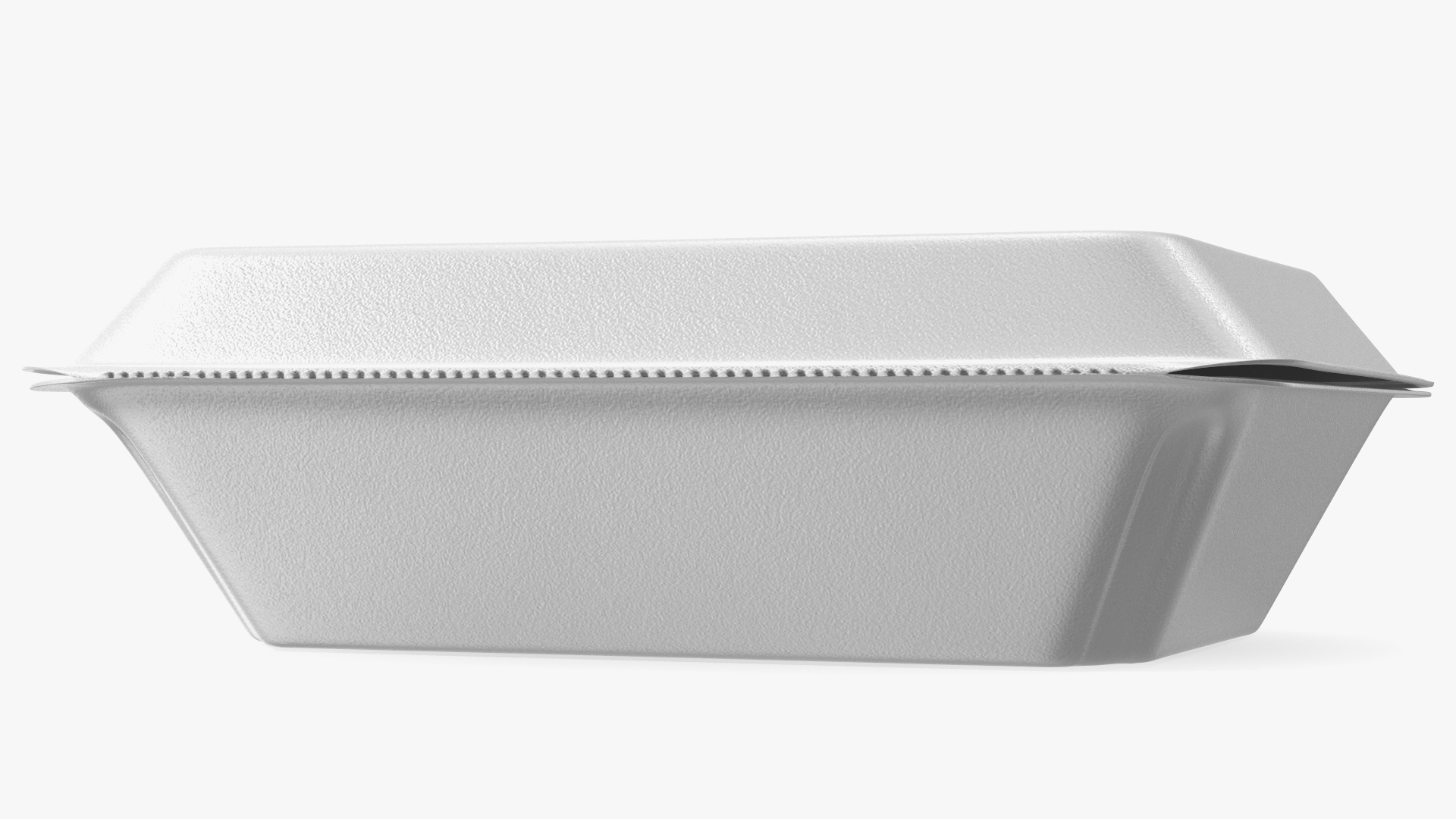 Disposable Food Tray Closed 3D