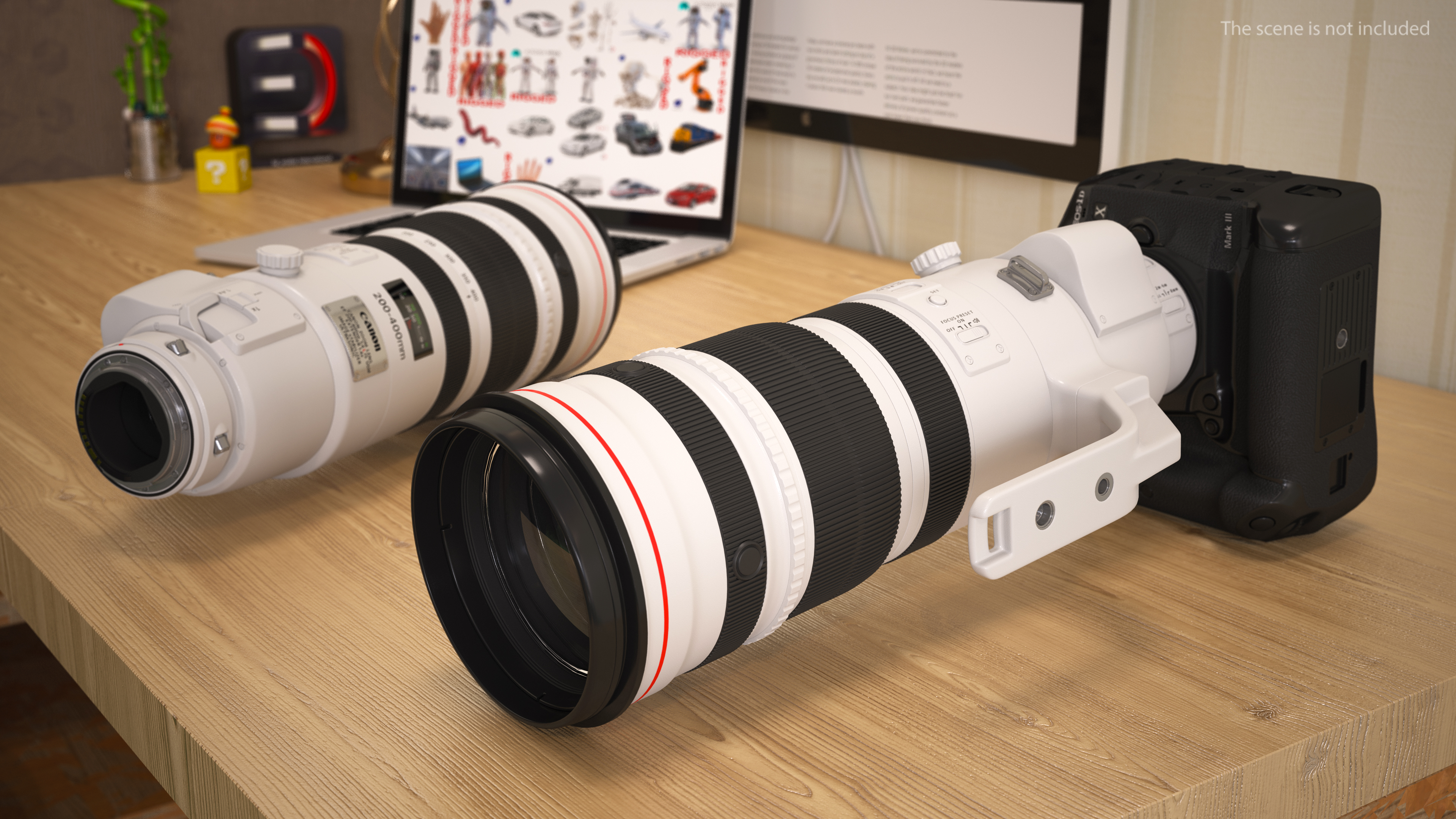 3D Canon EF 200 400mm USM Extender