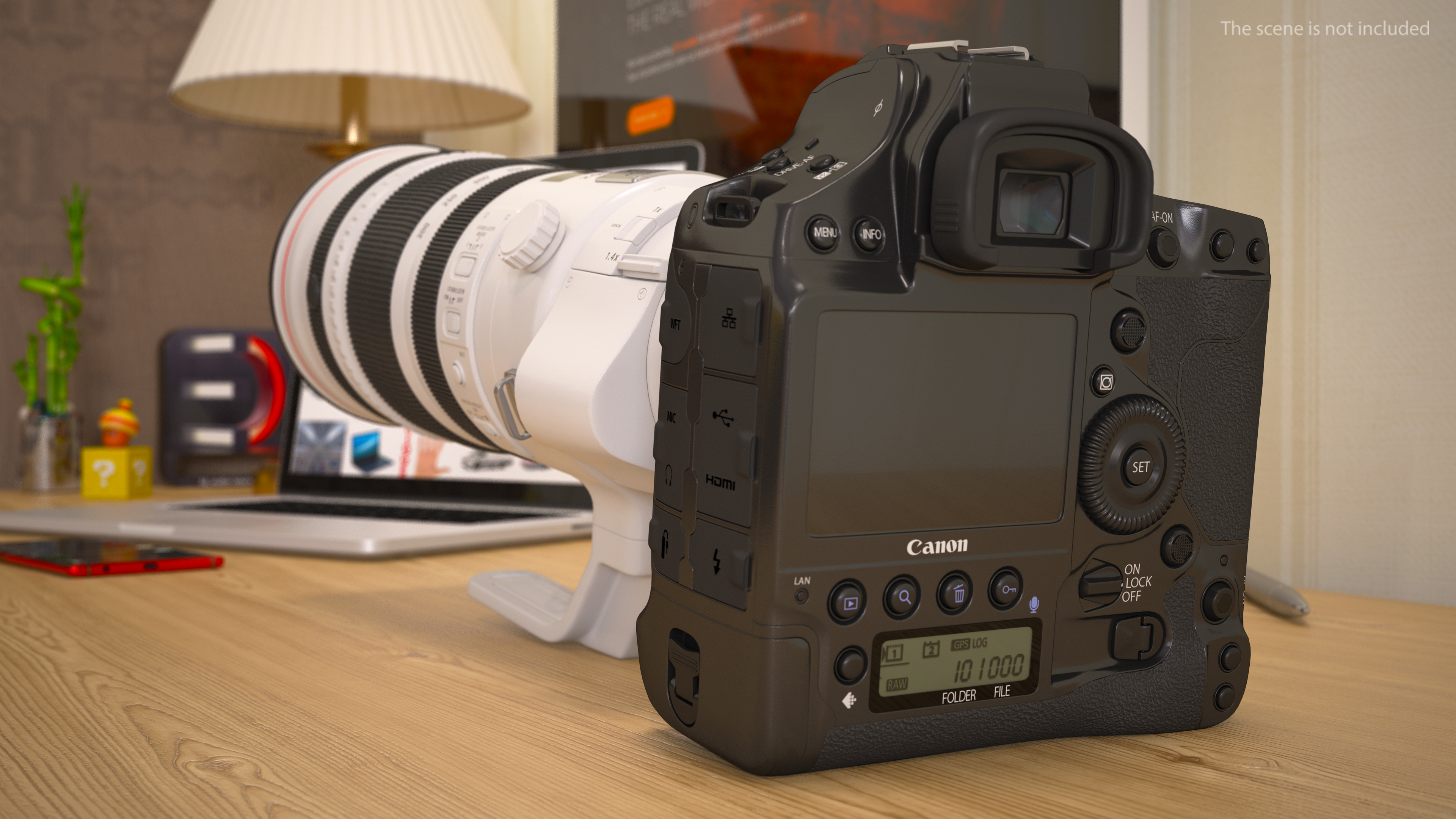 3D Canon EF 200 400mm USM Extender