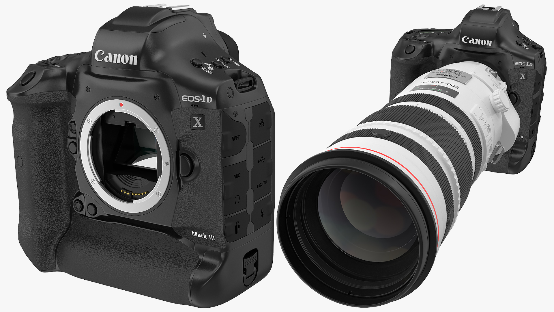 3D Canon EF 200 400mm USM Extender