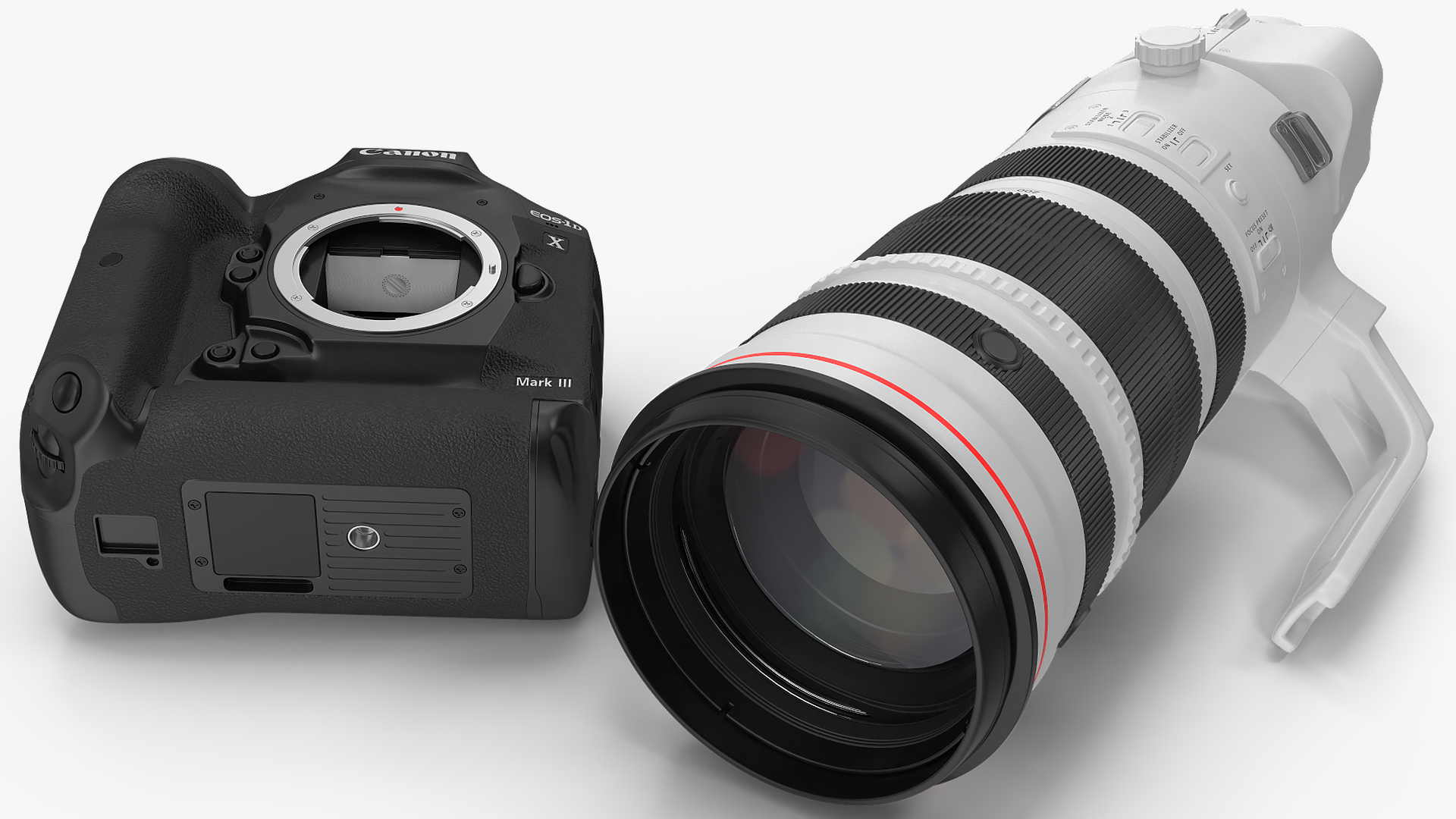 3D Canon EF 200 400mm USM Extender