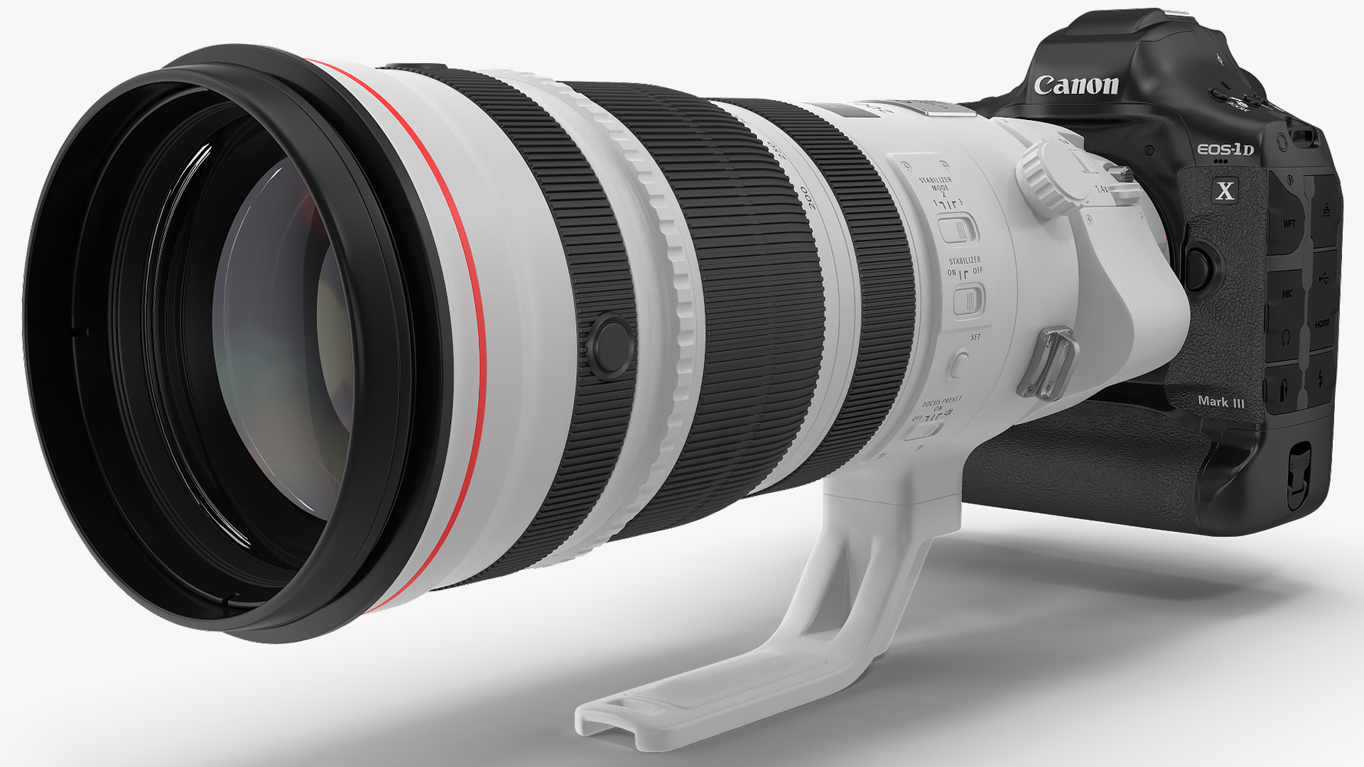 3D Canon EF 200 400mm USM Extender