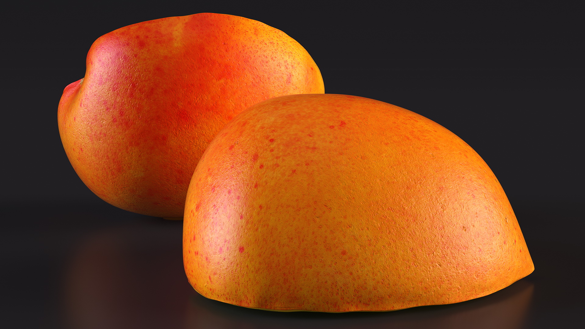 3D model Half of Apricot