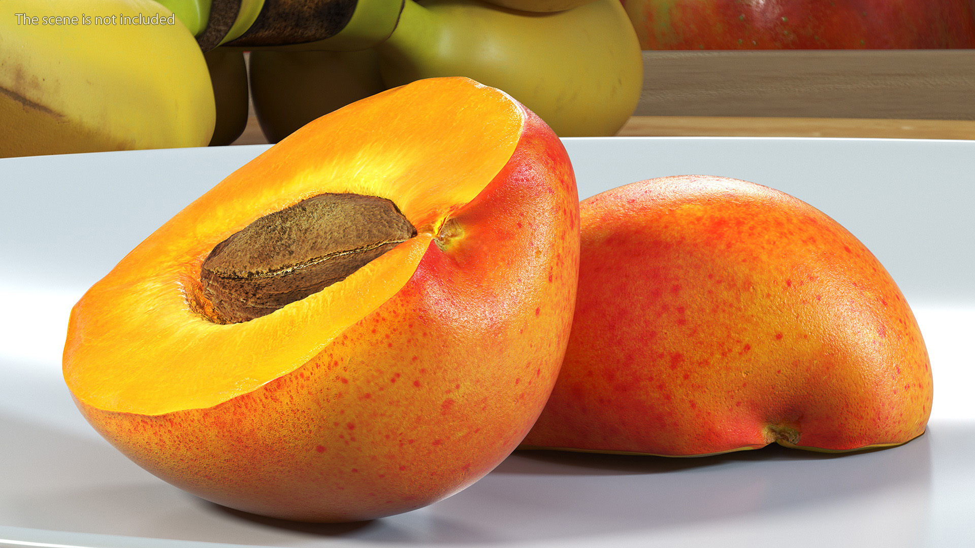 3D model Half of Apricot
