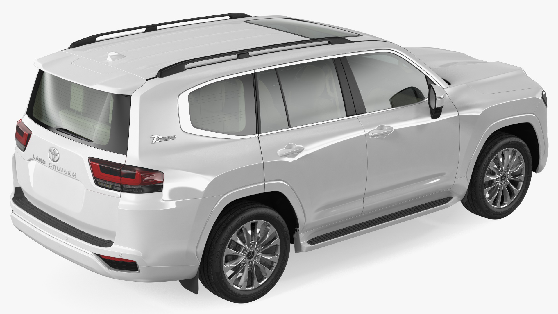 3D Toyota Land Cruiser 2022 Light Off Rigged