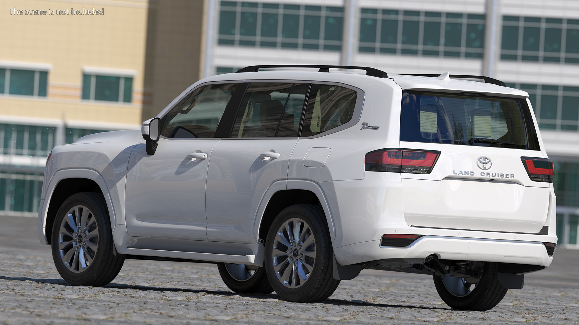 3D Toyota Land Cruiser 2022 Light Off Rigged