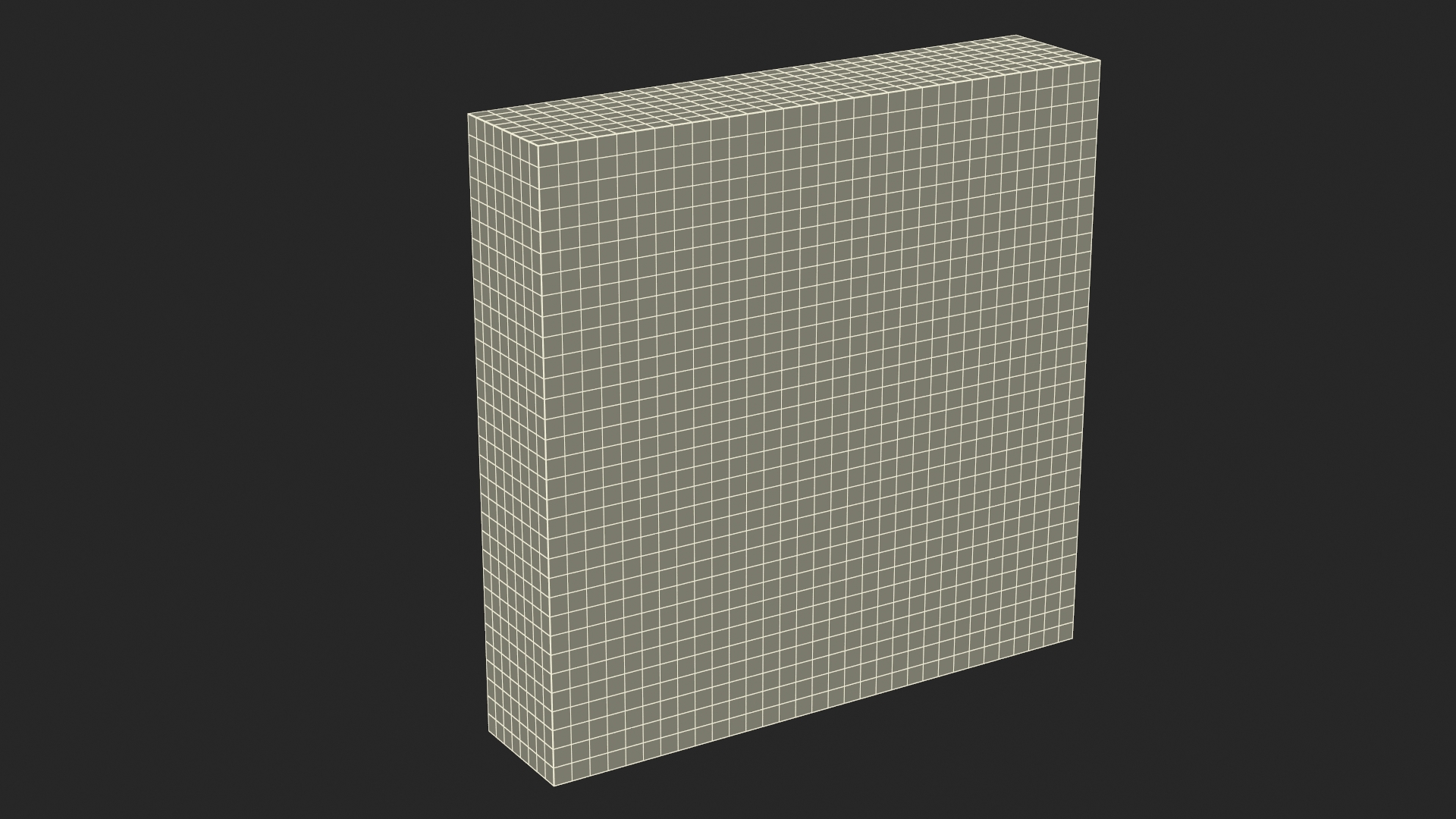 3D model Old Brick White Wall