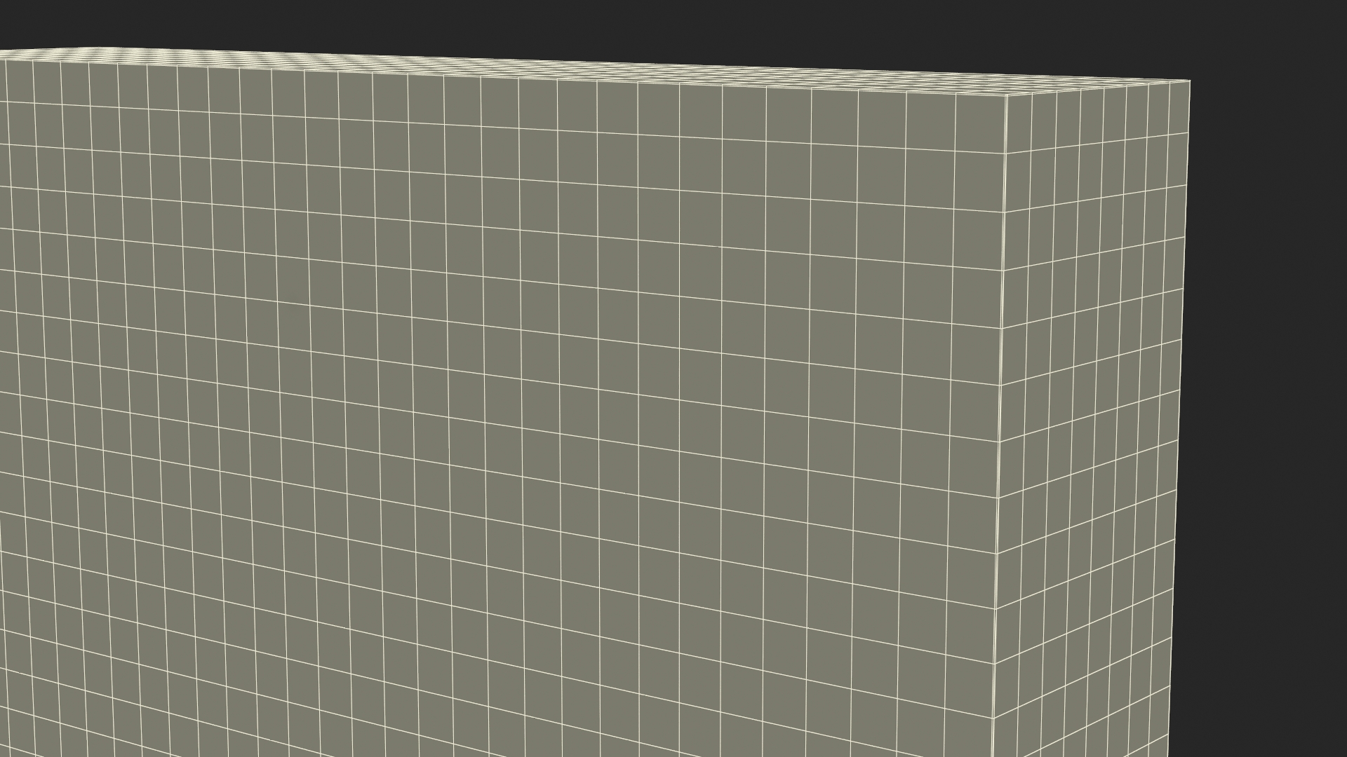 3D model Old Brick White Wall