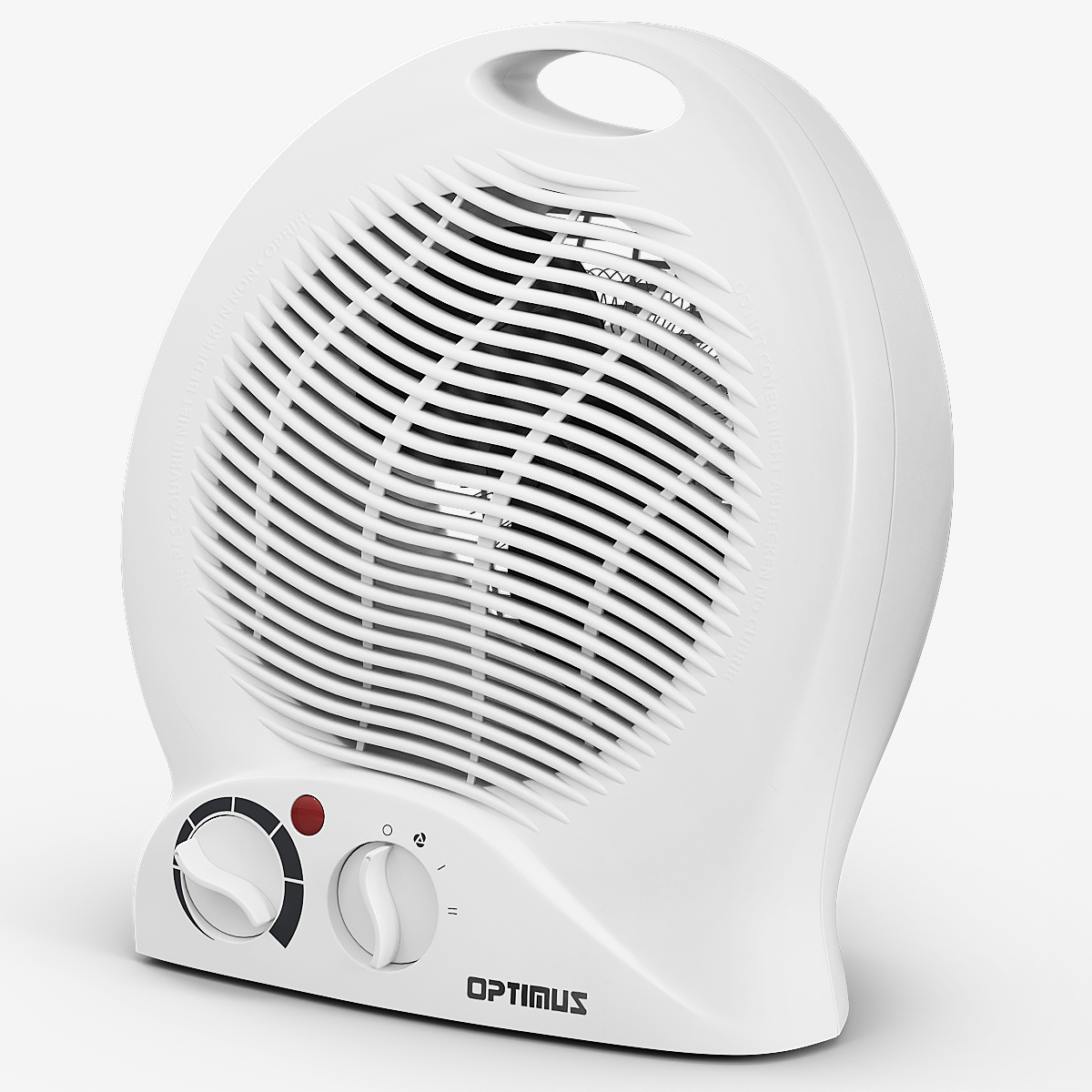Portable Air Heater 3D model preview