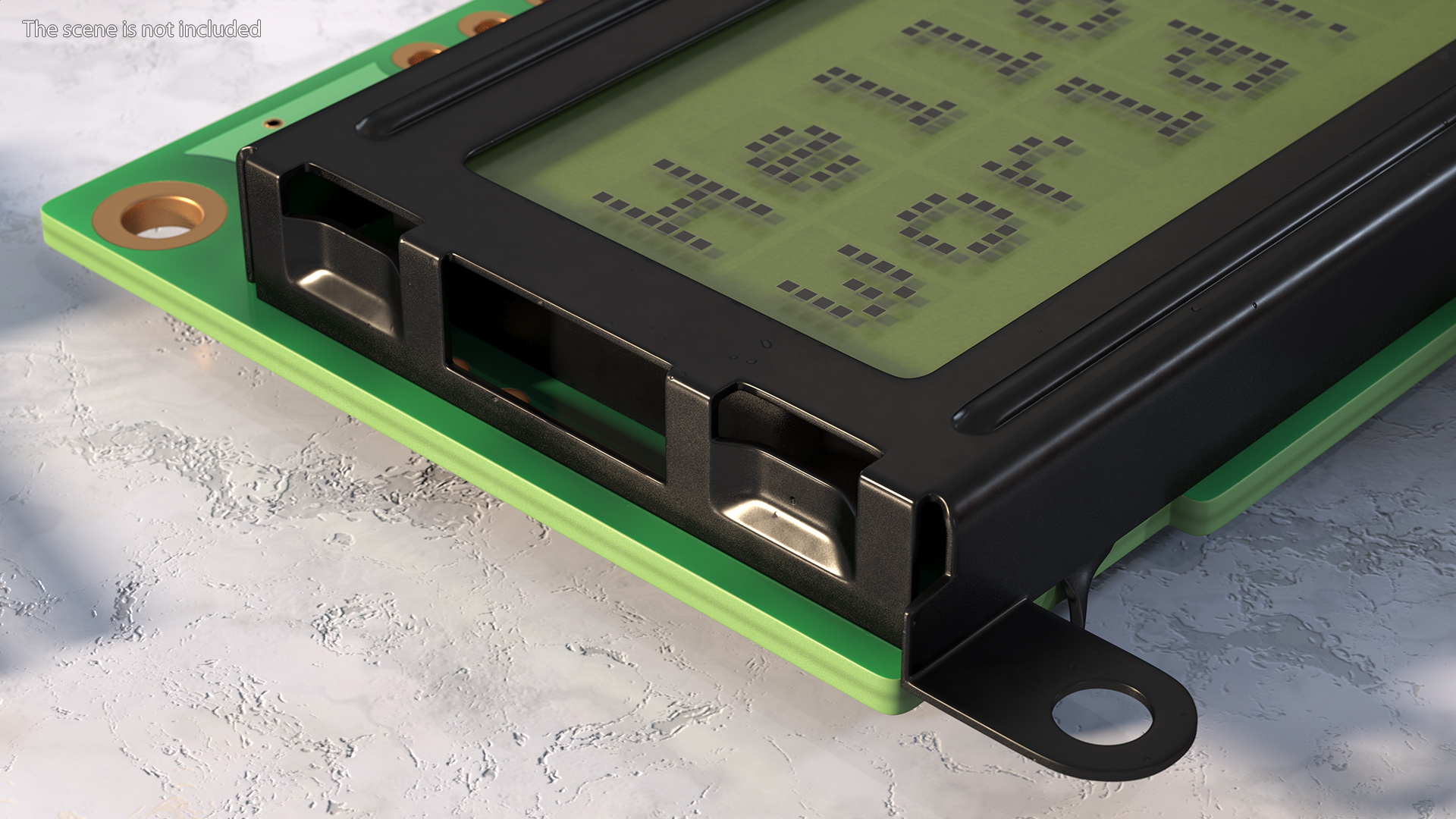 3D Character LCD Display Green OFF