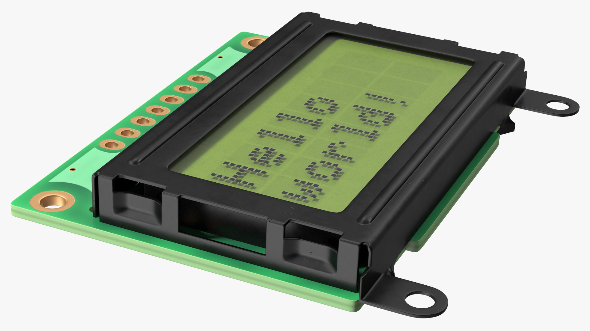 3D Character LCD Display Green OFF
