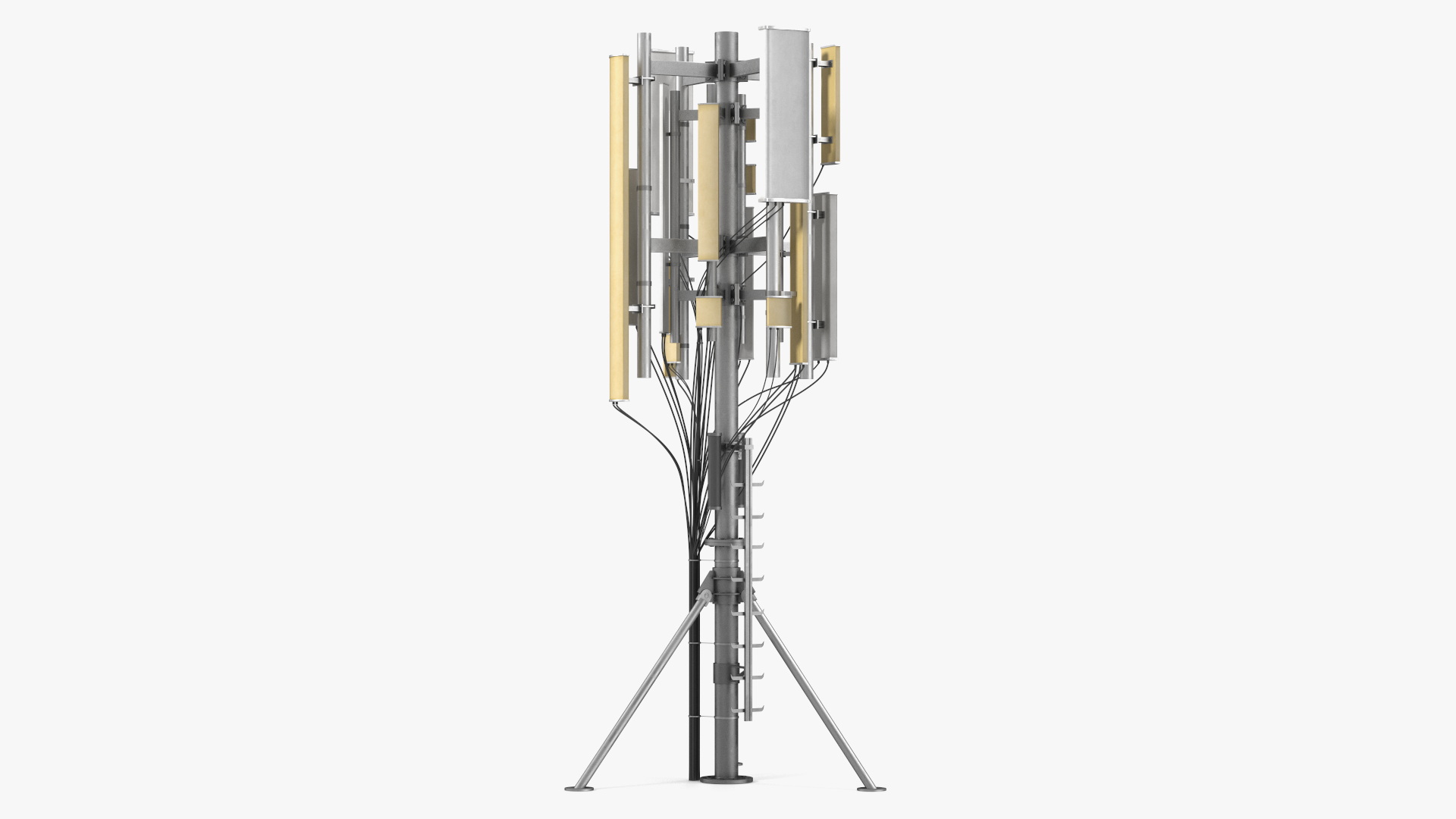 3D Roof Cellular Network Transmitter model