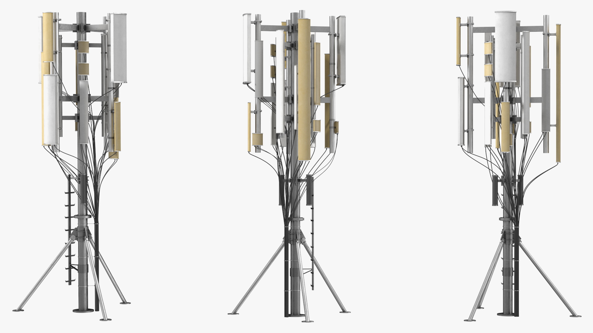 3D Roof Cellular Network Transmitter model