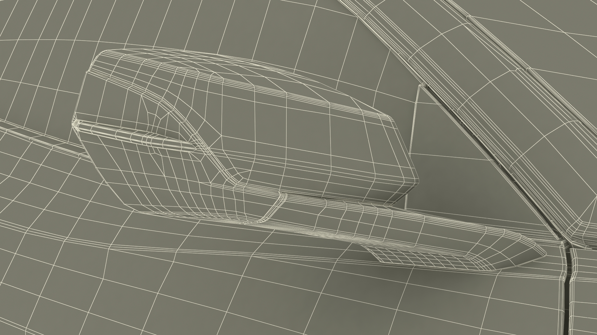 White 2023 Chevrolet Corvette Z06 Rigged for Maya 3D model