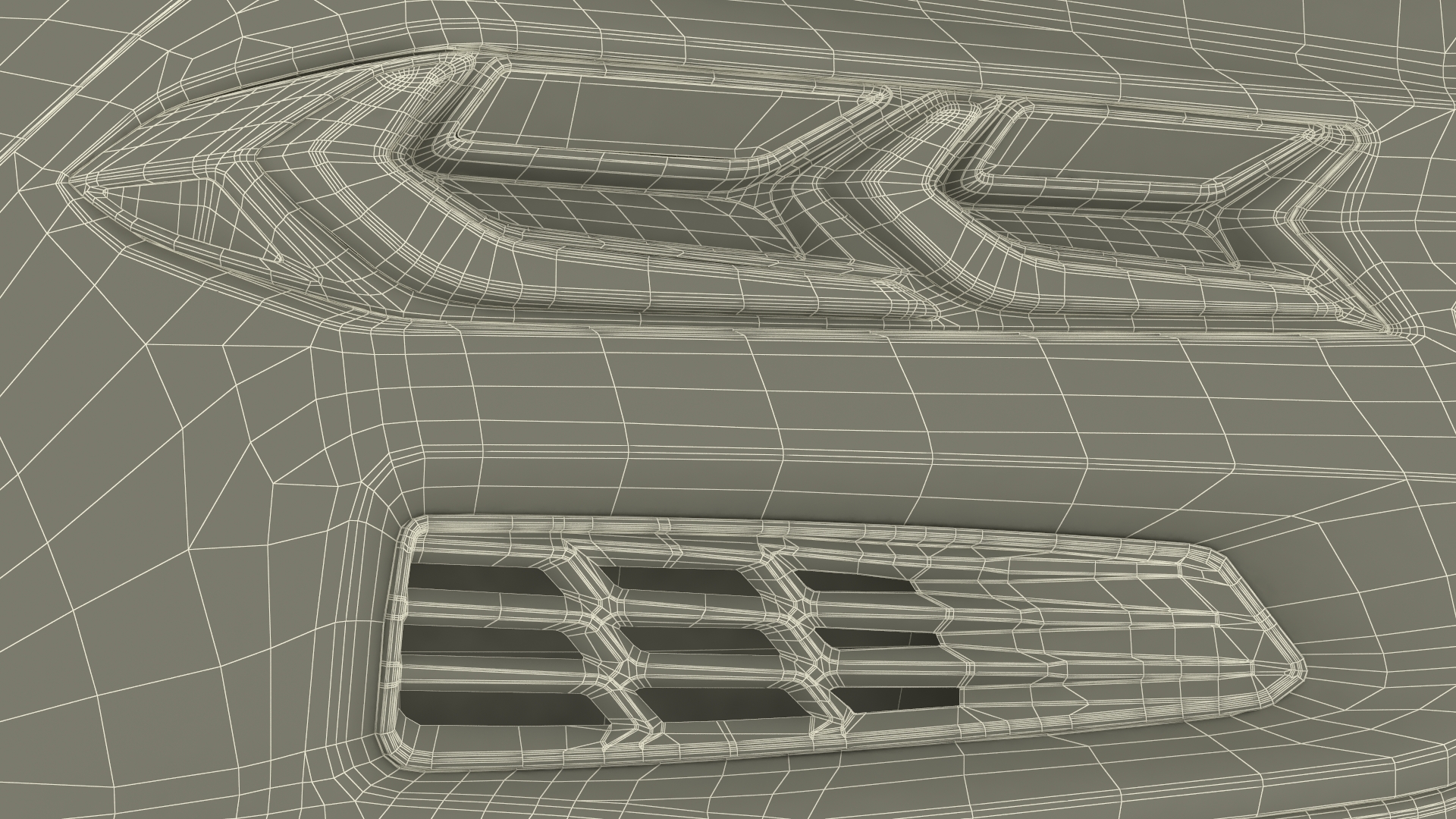 White 2023 Chevrolet Corvette Z06 Rigged for Maya 3D model