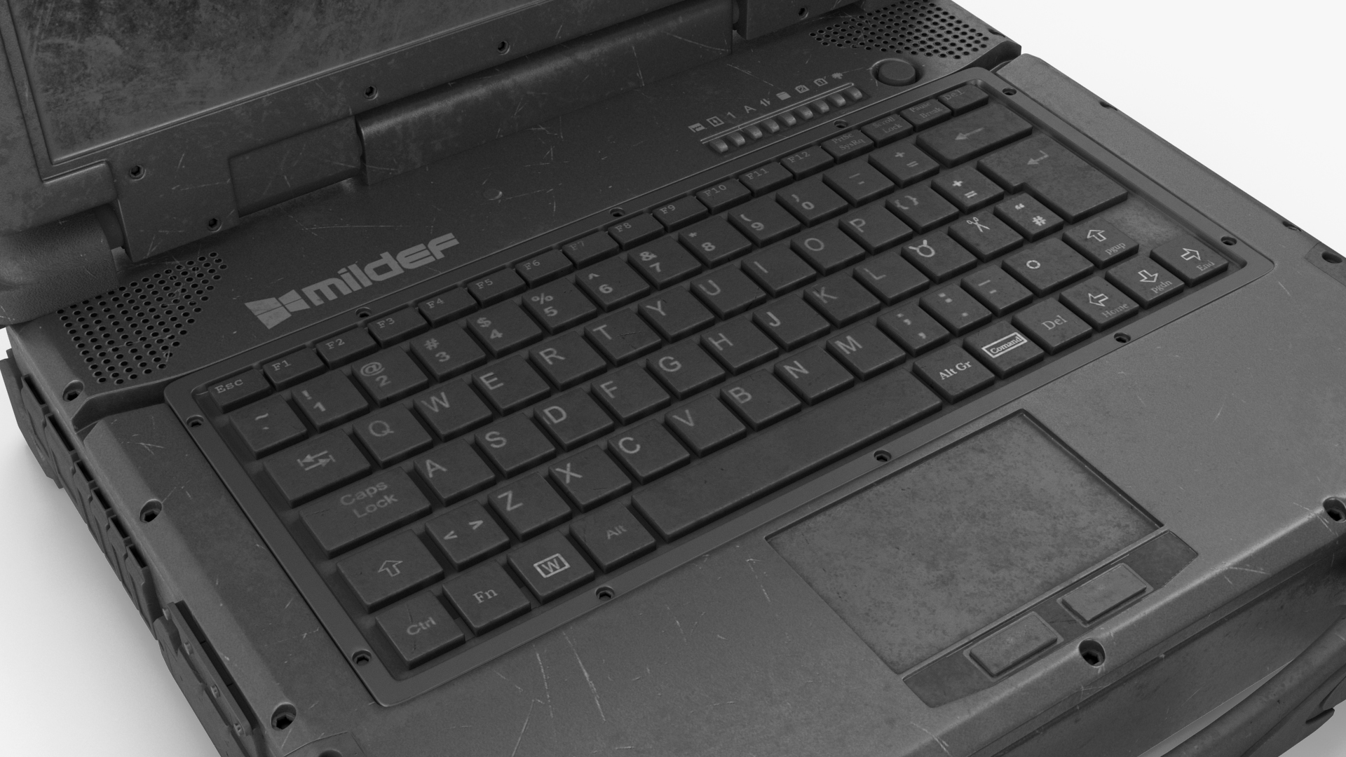 3D model Army Laptop Old