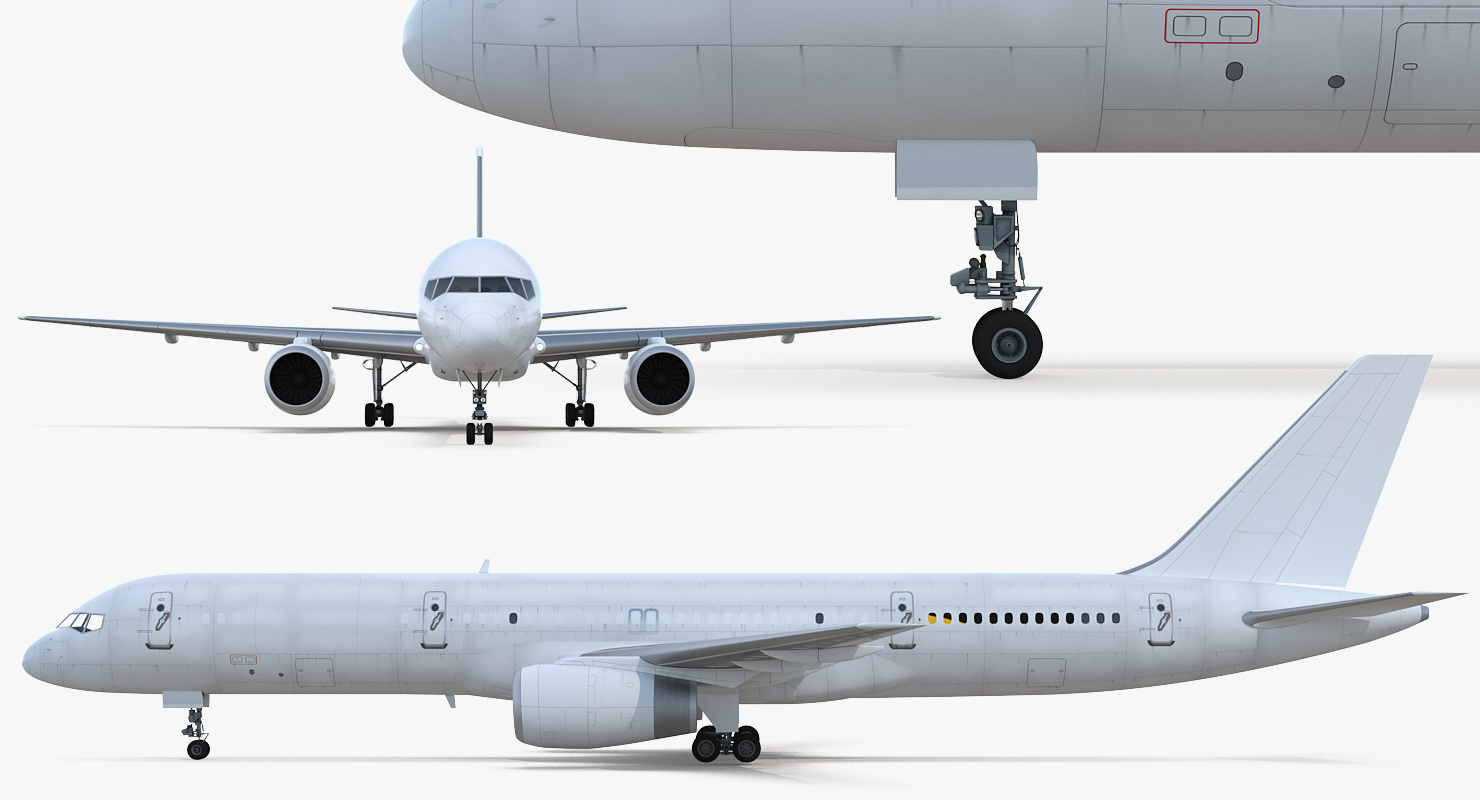 3D Boeing 757 200F Generic model