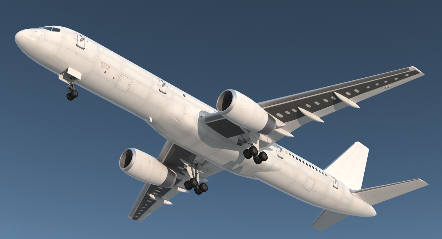 3D Boeing 757 200F Generic model