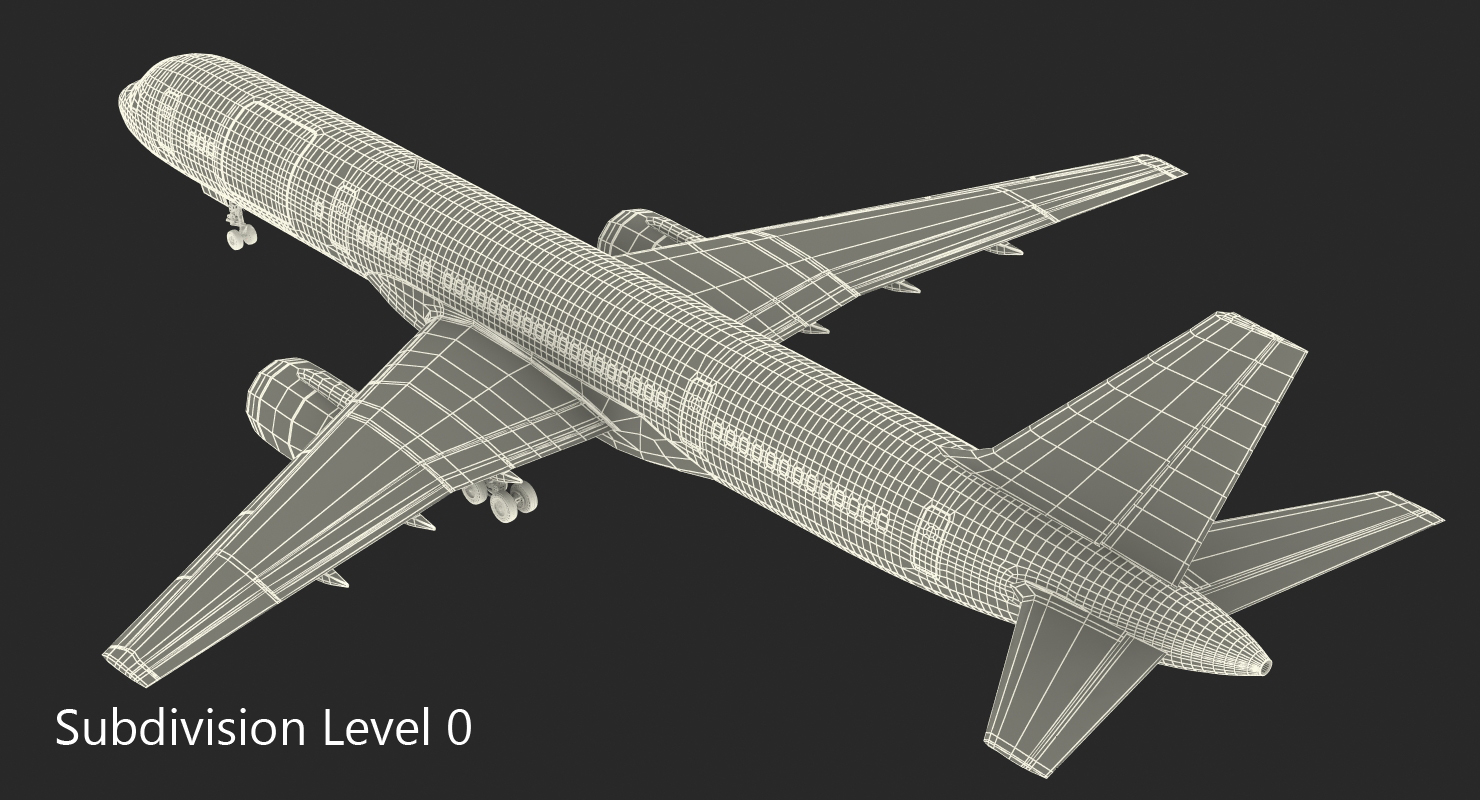 3D Boeing 757 200F Generic model