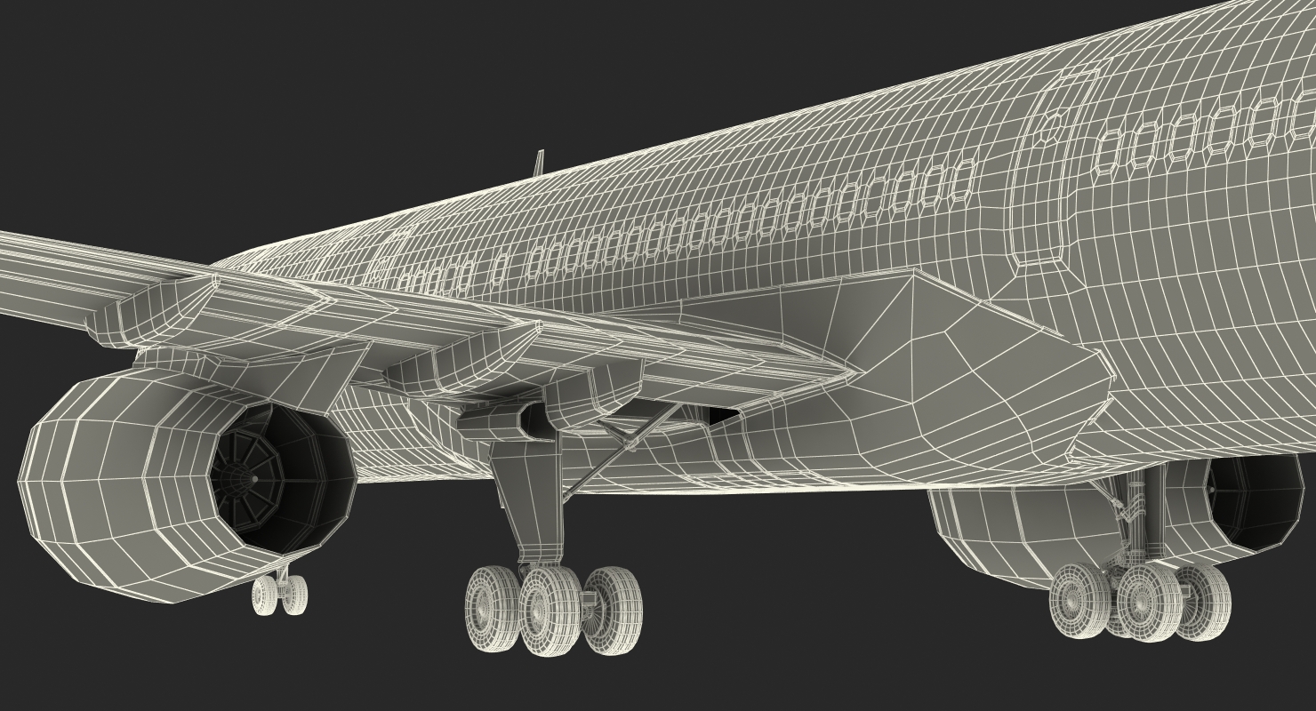 3D Boeing 757 200F Generic model