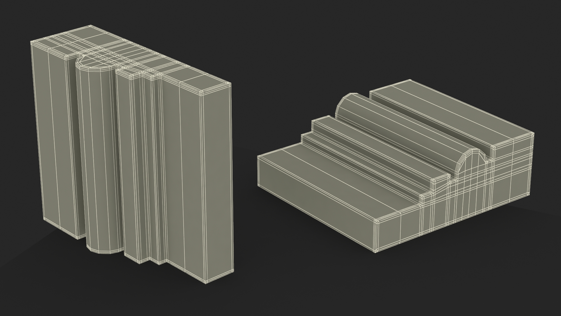 3D Architectural Molding Gypsum Type 12