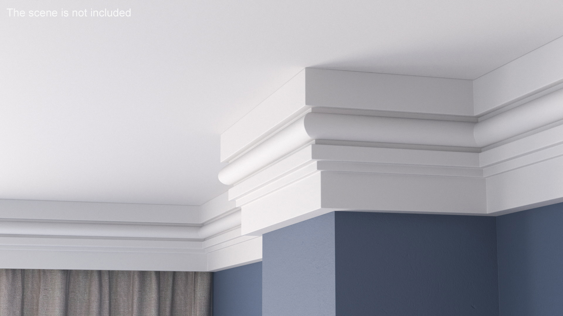 3D Architectural Molding Gypsum Type 12