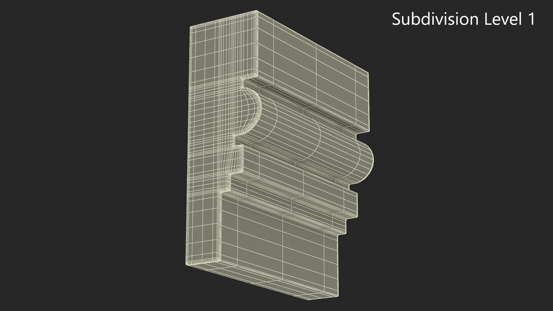 3D Architectural Molding Gypsum Type 12