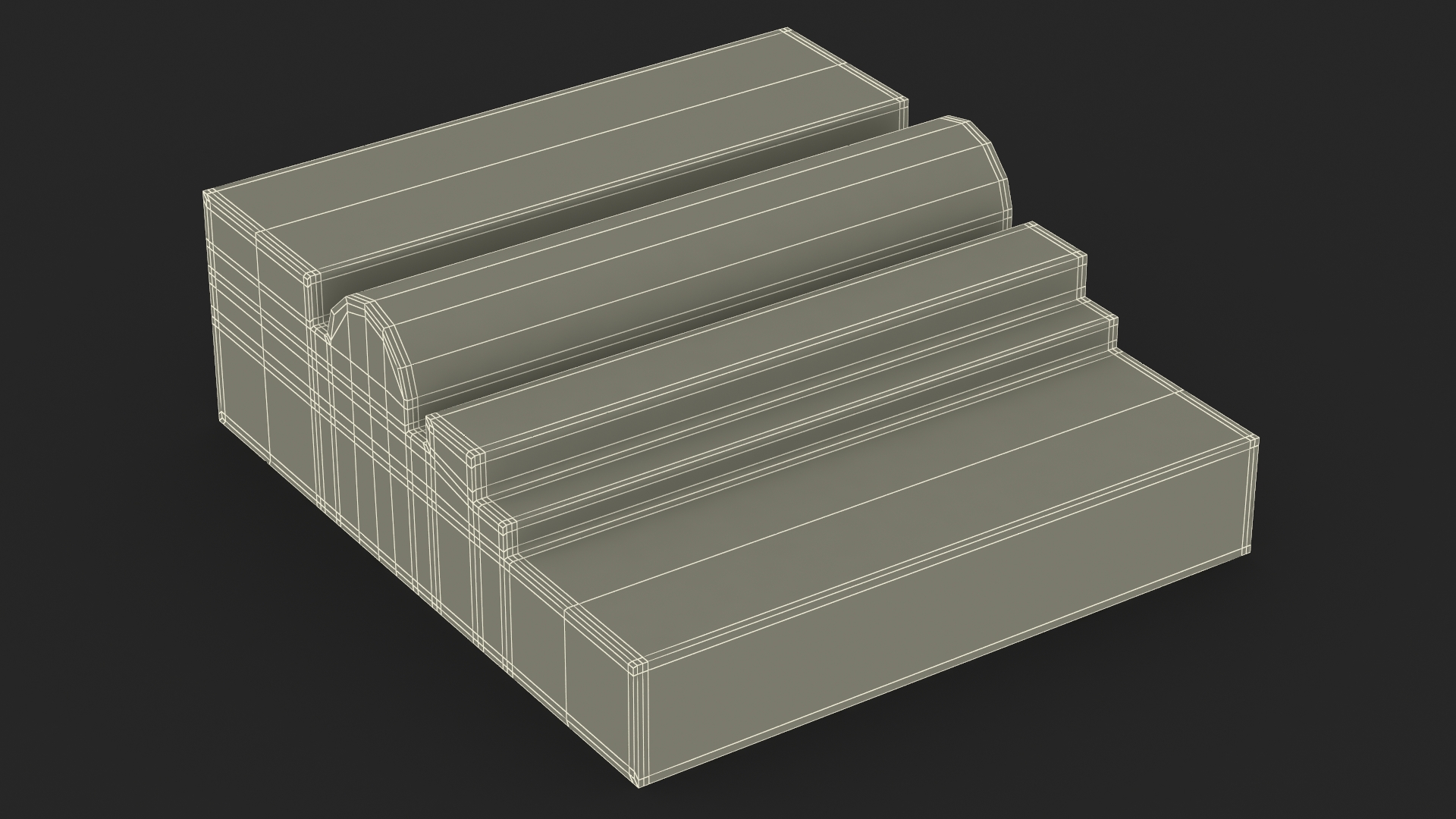 3D Architectural Molding Gypsum Type 12