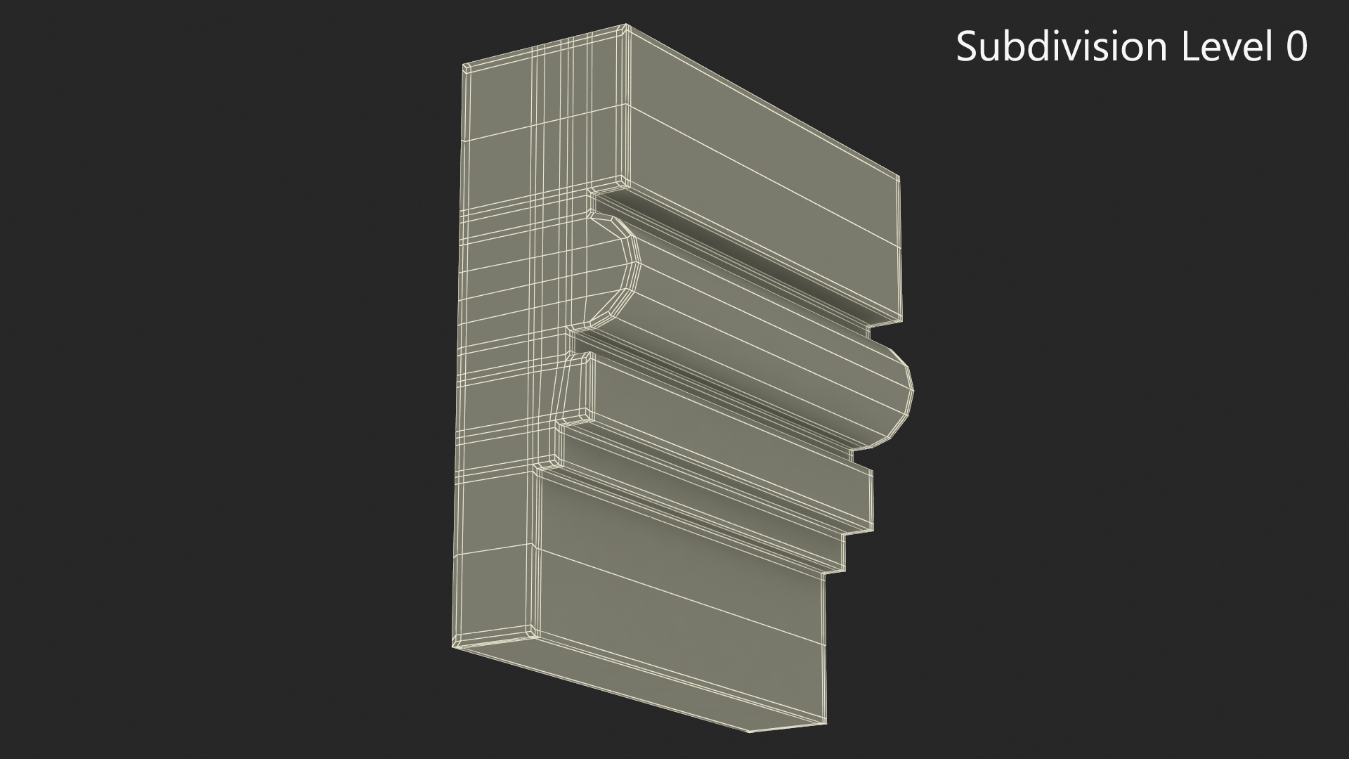 3D Architectural Molding Gypsum Type 12