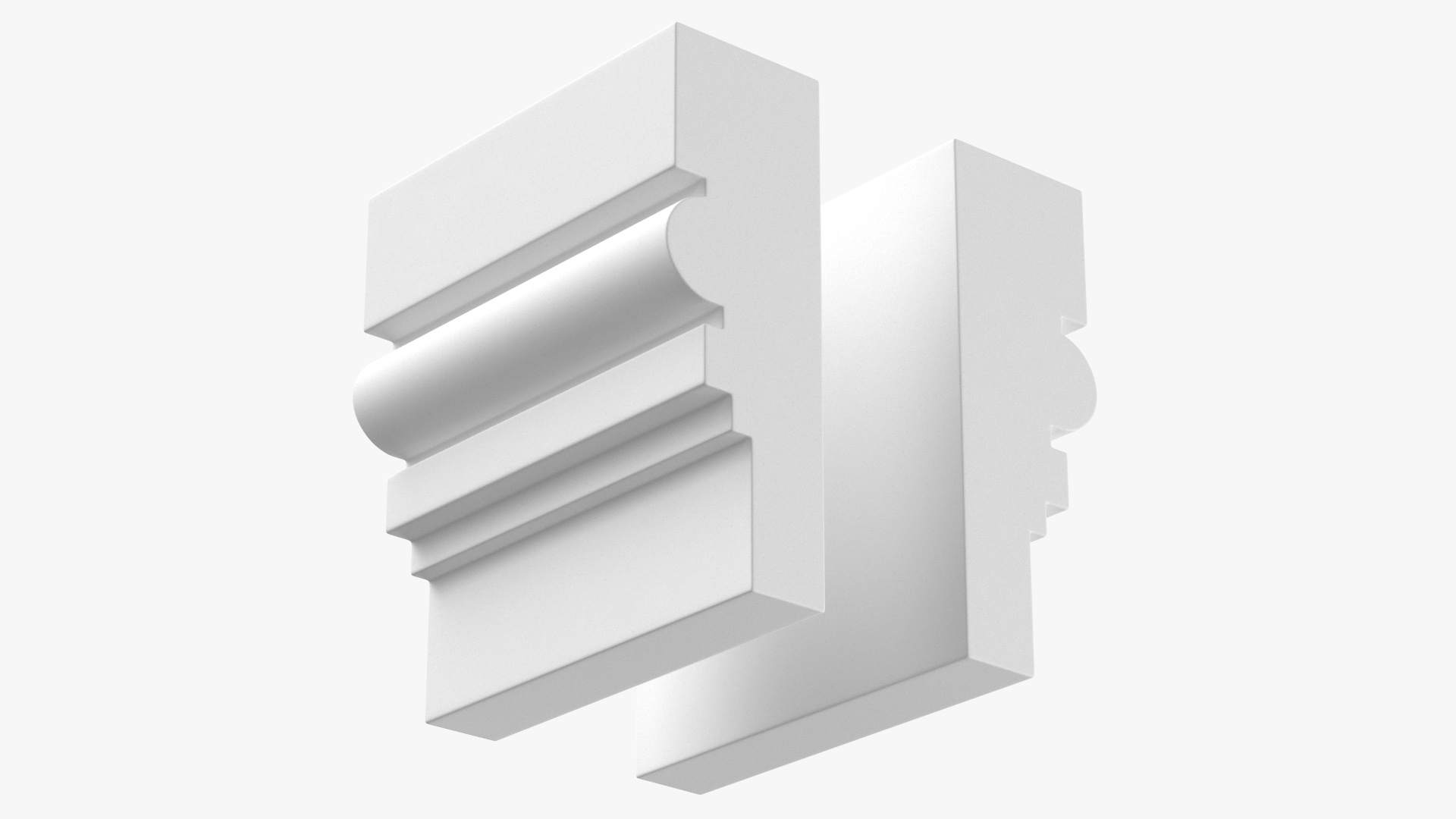 3D Architectural Molding Gypsum Type 12