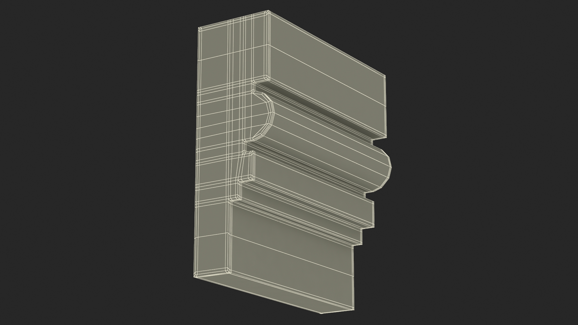 3D Architectural Molding Gypsum Type 12