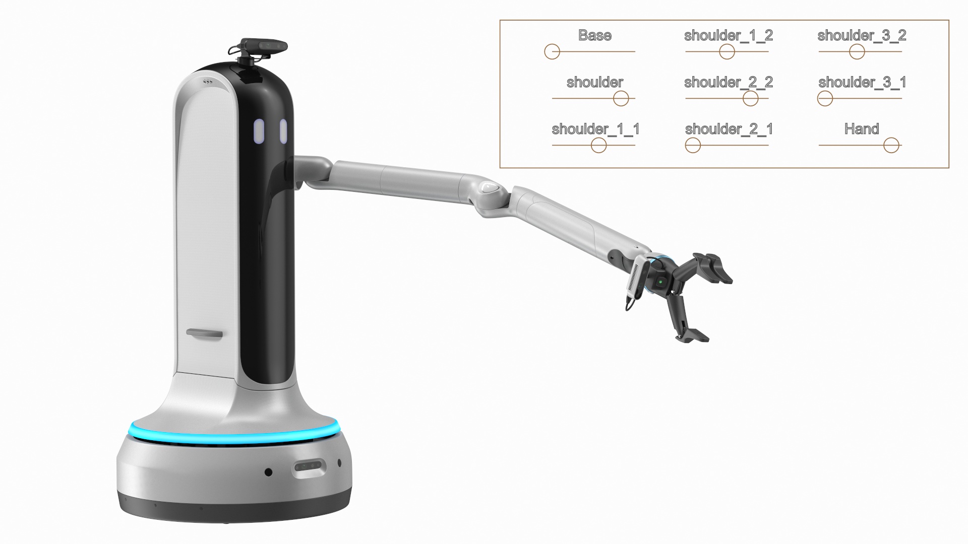 Samsung Bot Handy Rigged 3D model