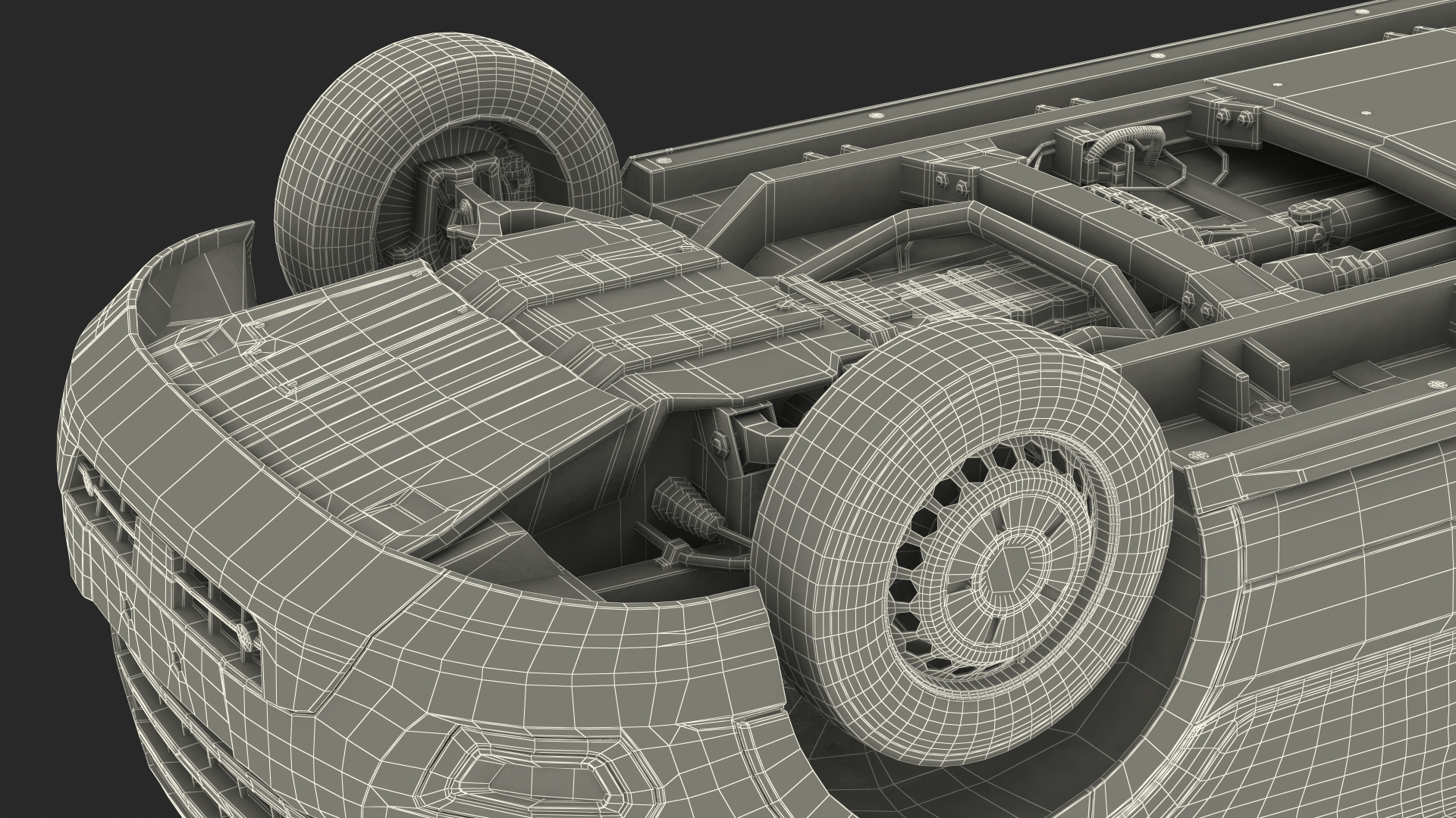 Cargo Van Generic 2020 Rigged 3D model