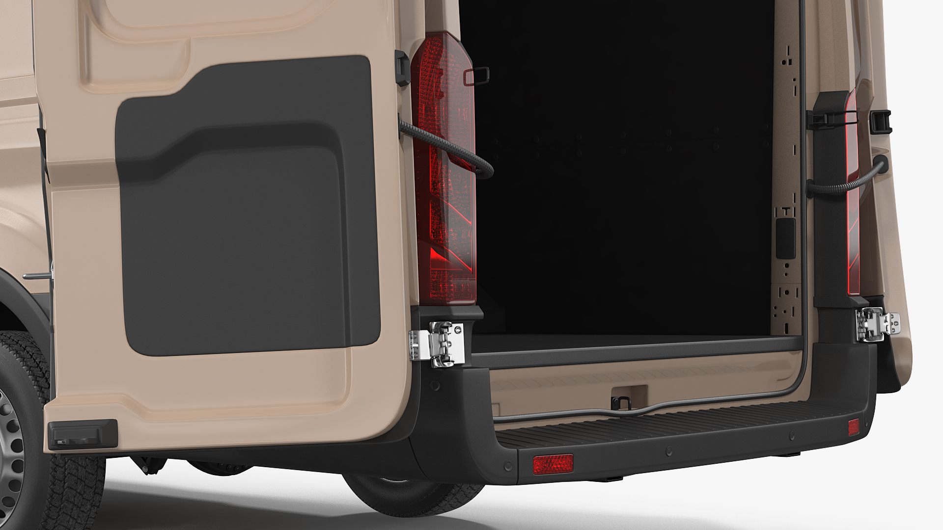 Cargo Van Generic 2020 Rigged 3D model